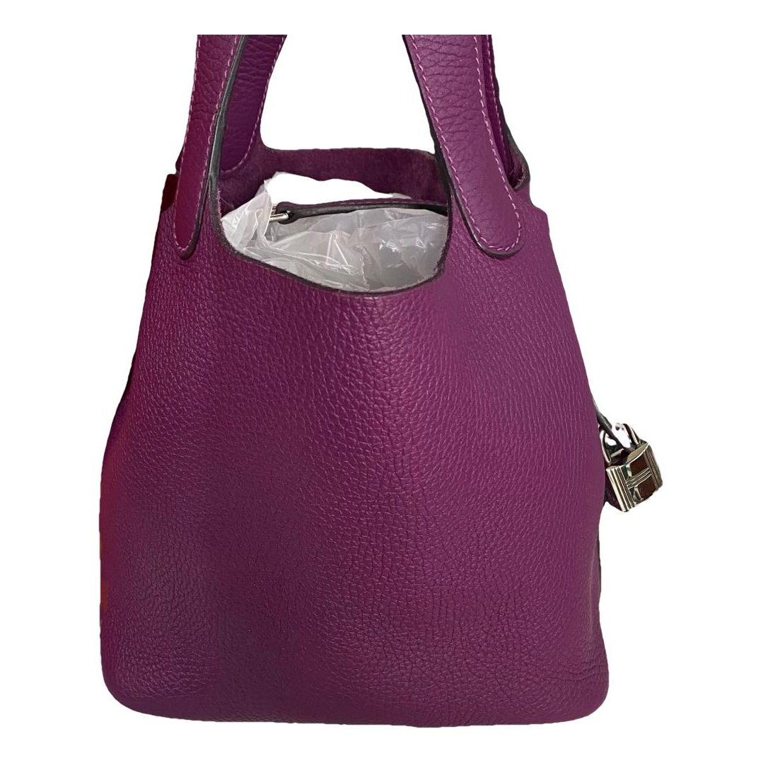 Picotin leather handbag