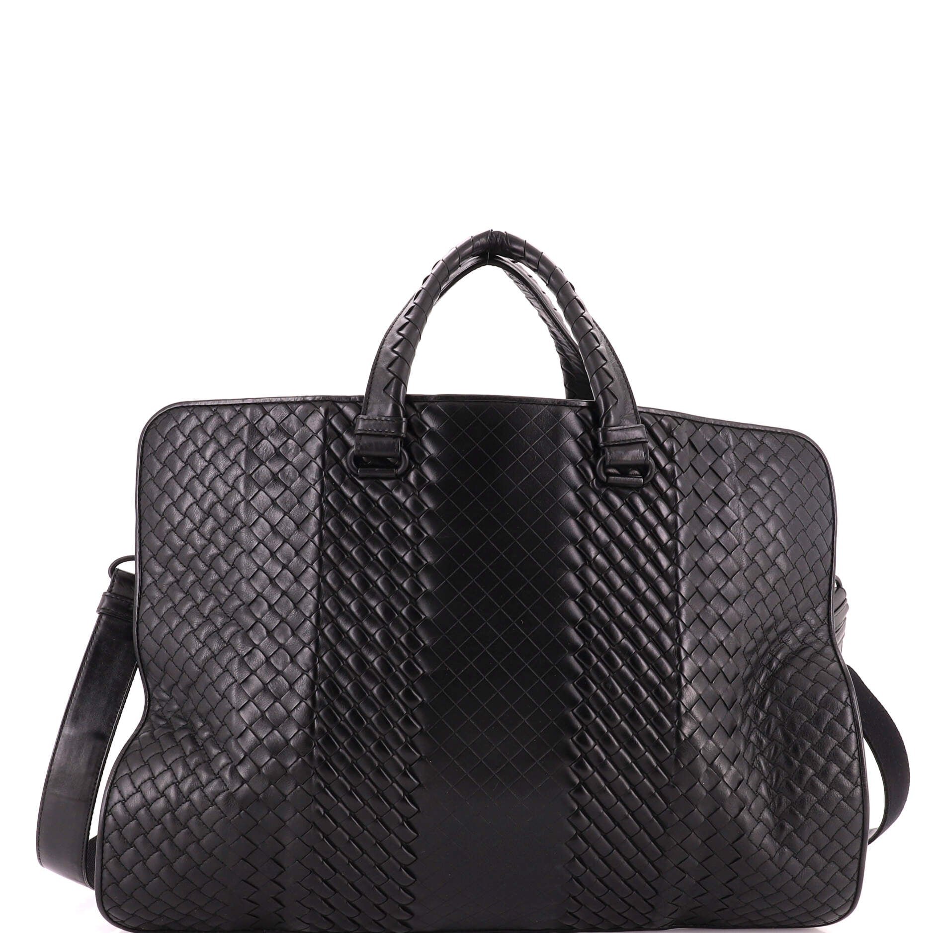 Club Fume Briefcase Intrecciato Nappa