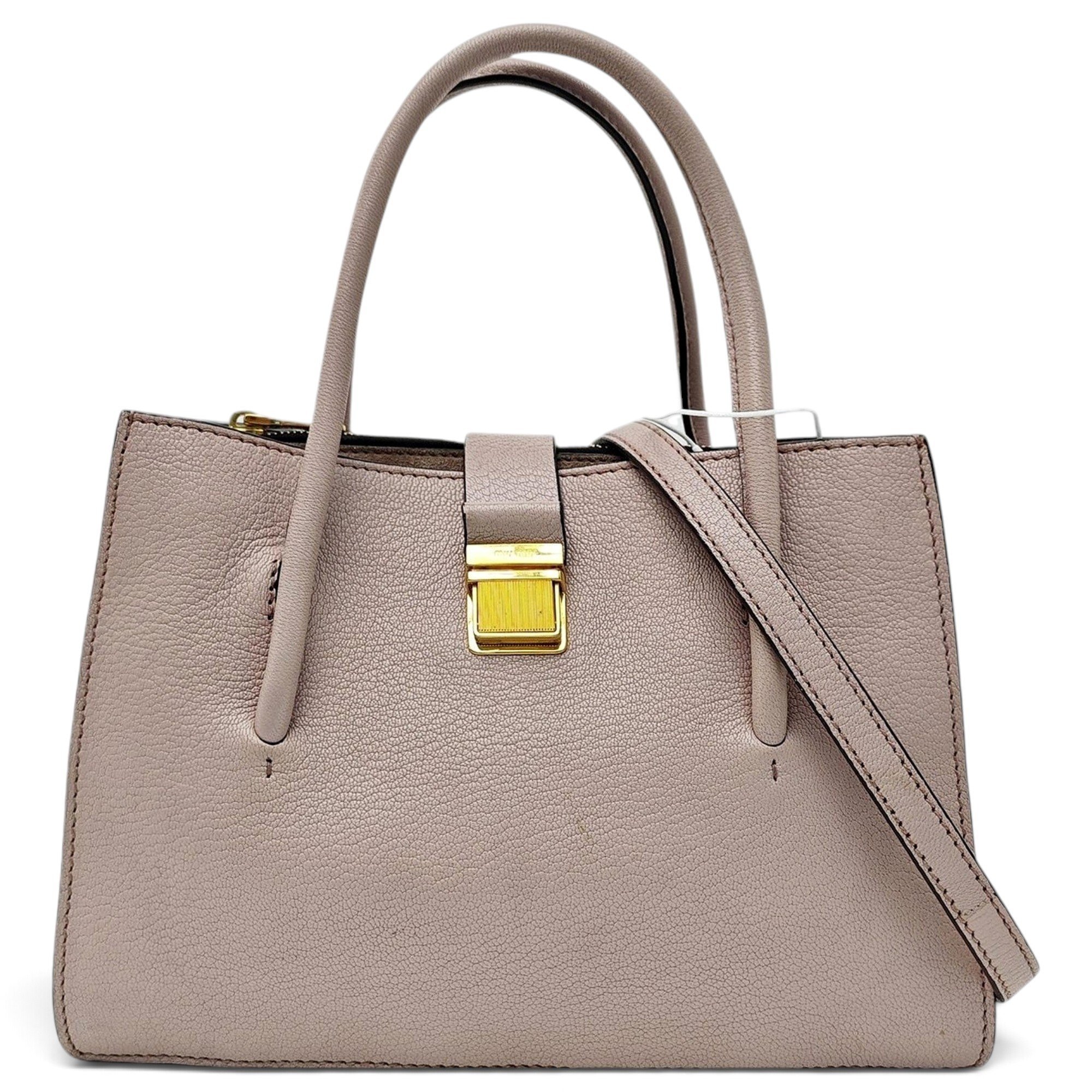 Leather handbag
