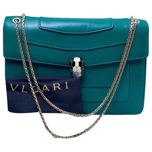 Serpenti leather handbag