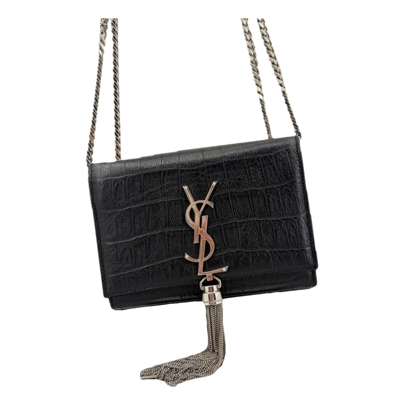 Pompom Kate leather handbag