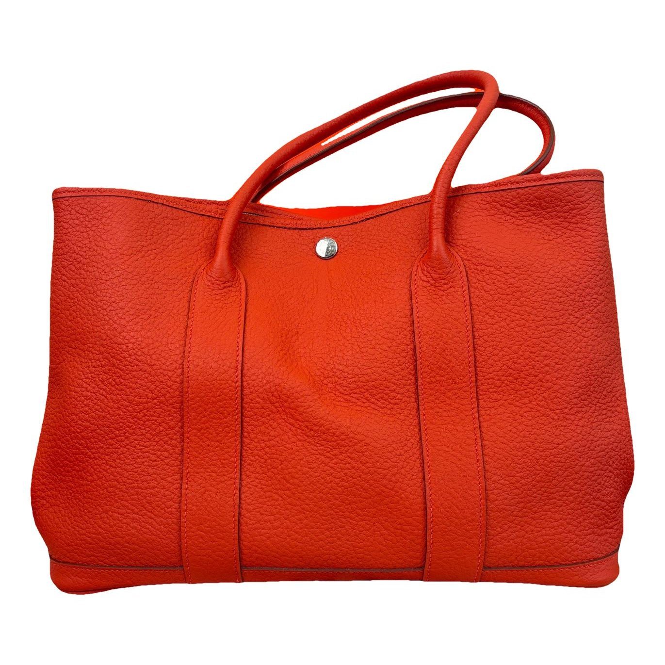 Garden Party leather handbag