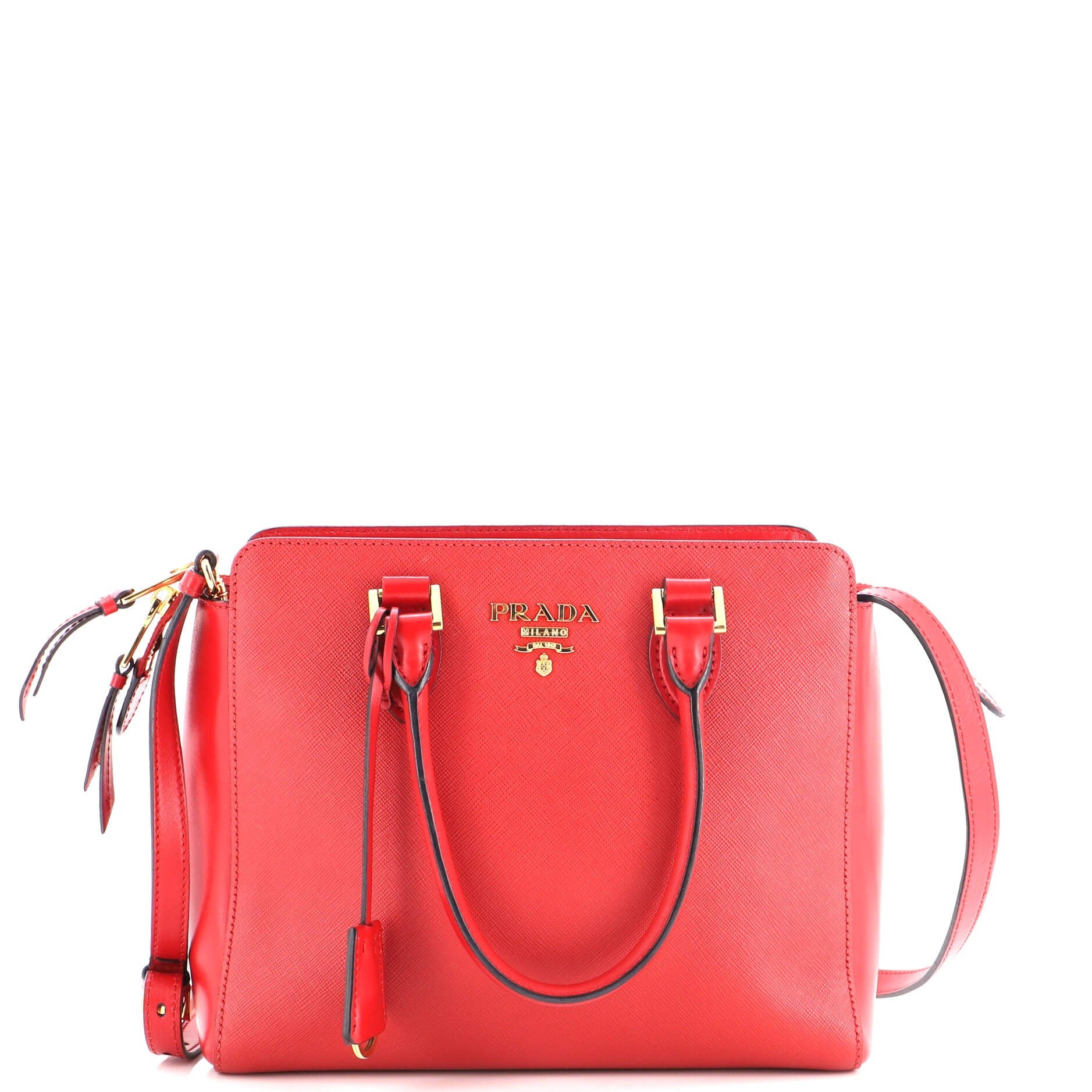 Convertible Tote Saffiano with Soft Calf Small