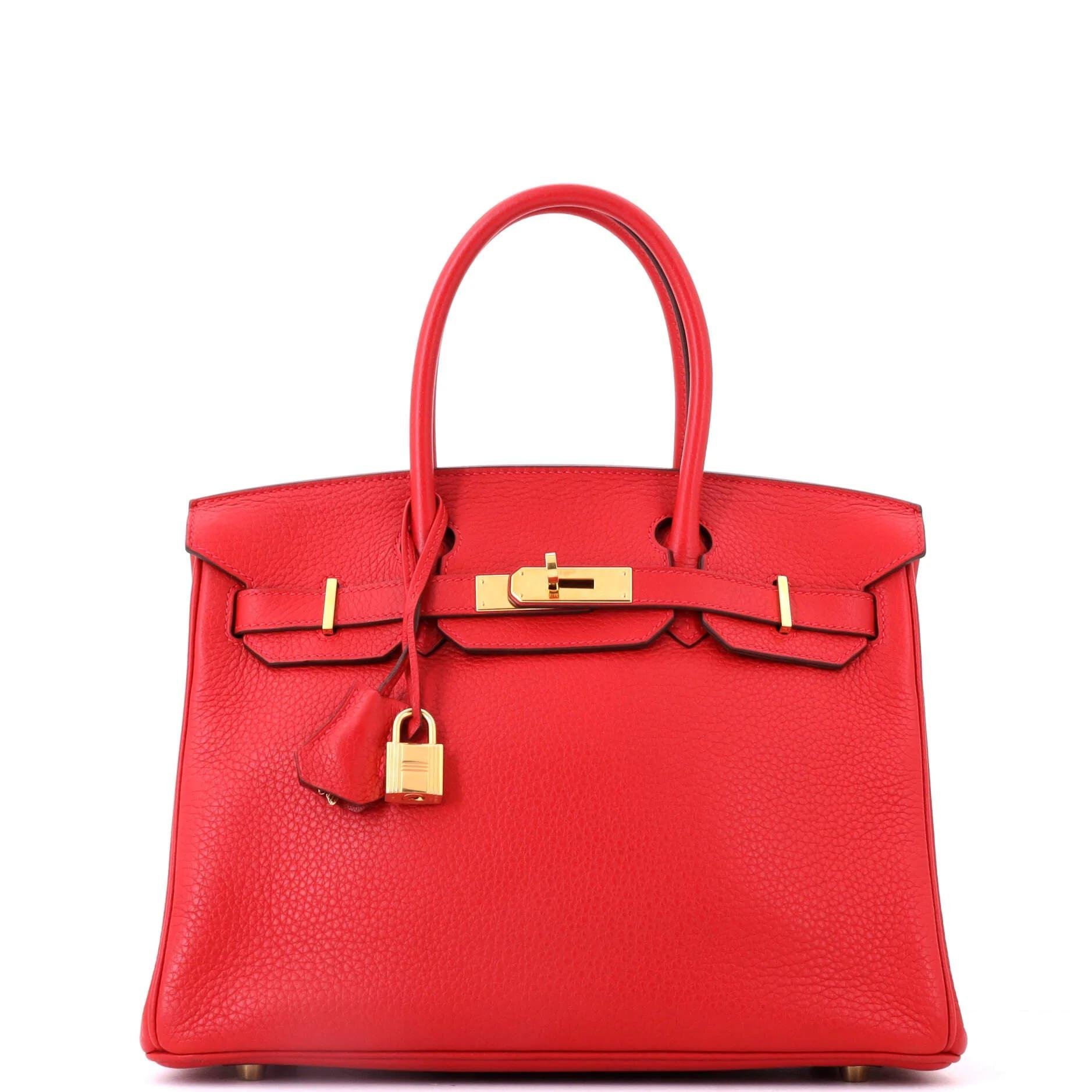 Birkin 30 leather handbag