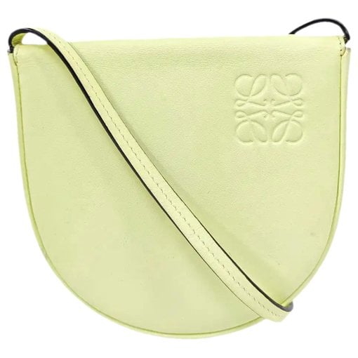 Heel leather crossbody bag