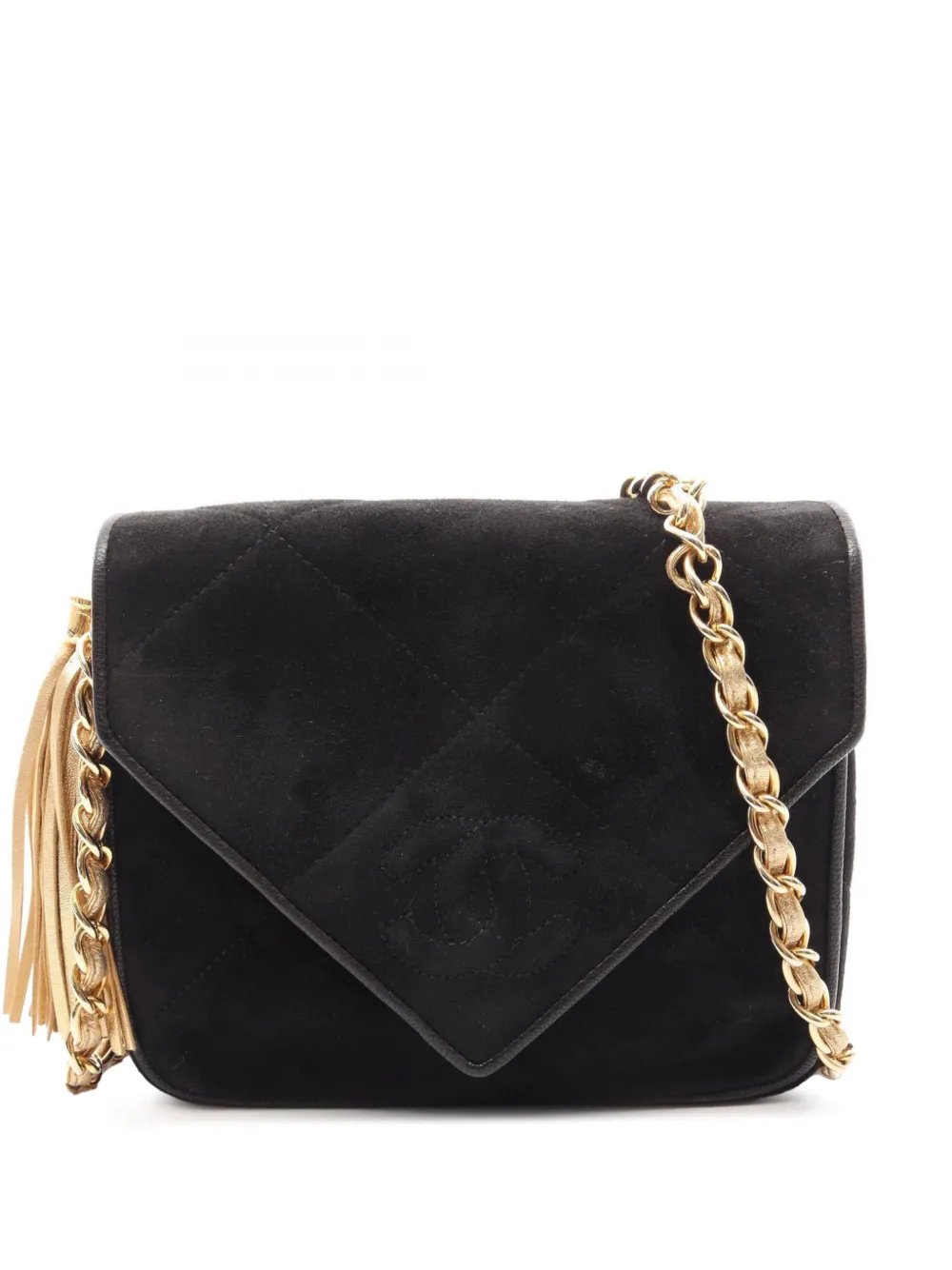 1989-1991 Coco Mark diamond-stitch shoulder bag