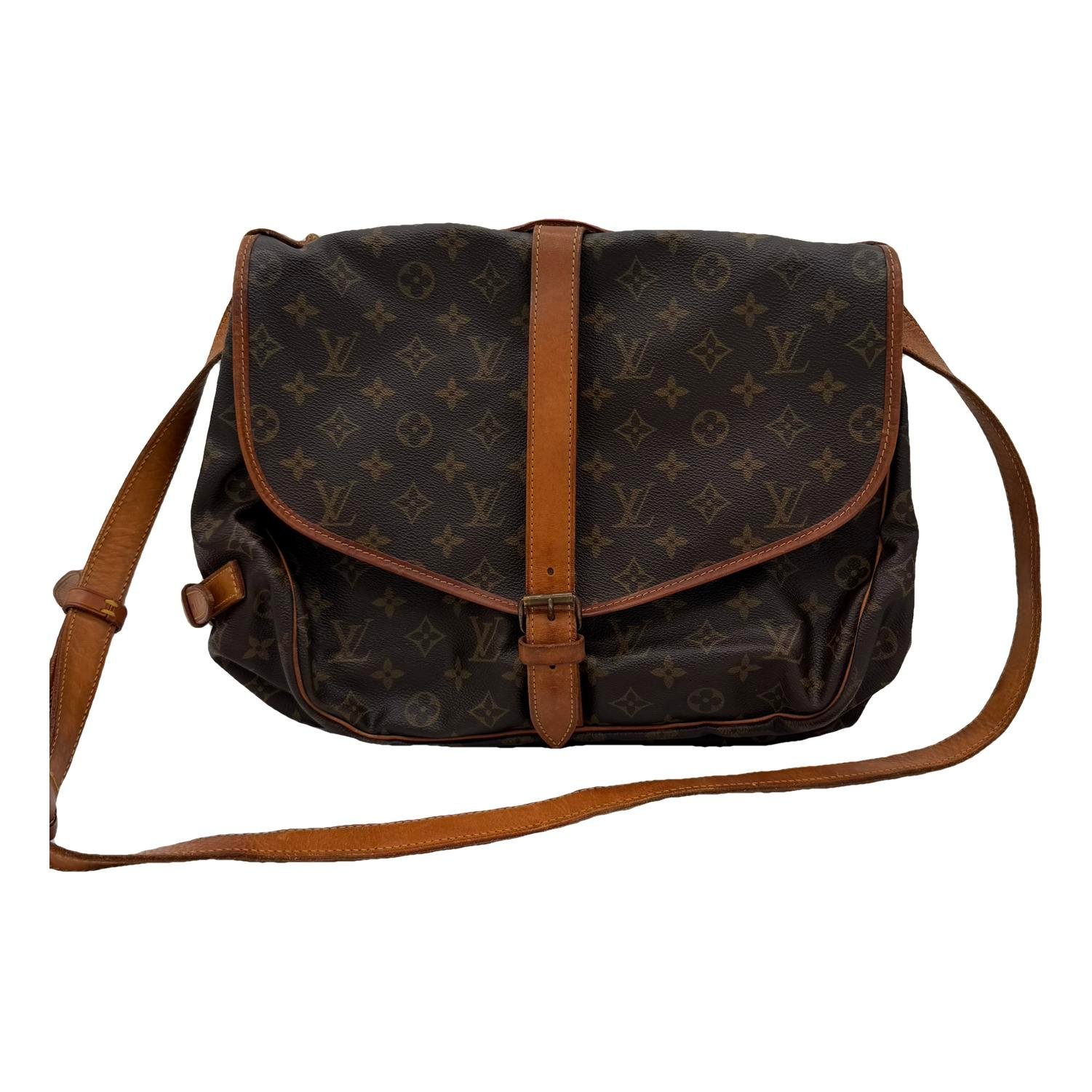Saumur leather crossbody bag