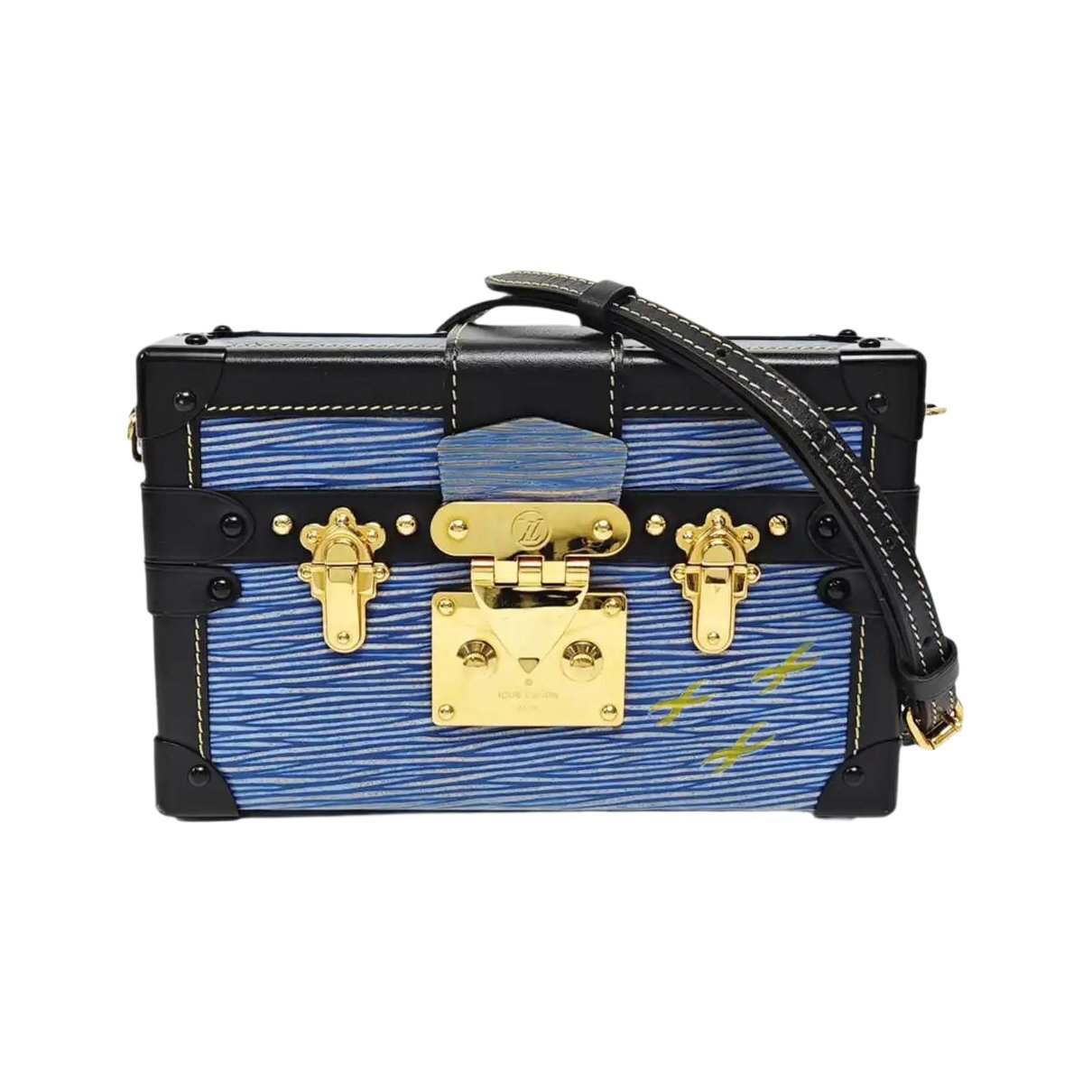 Petite Malle leather handbag