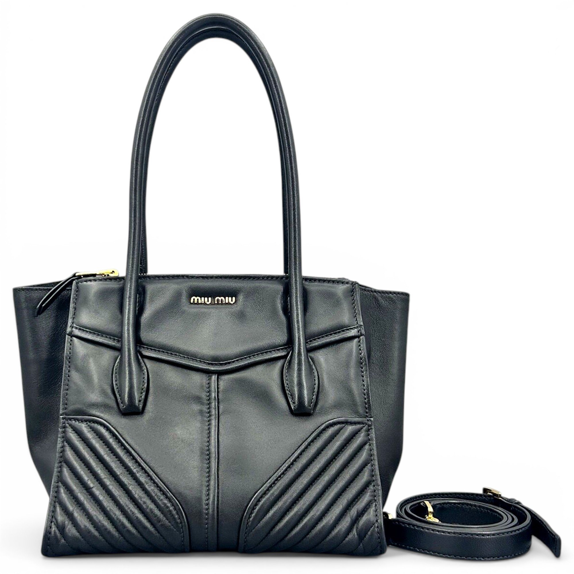 Ivy leather handbag