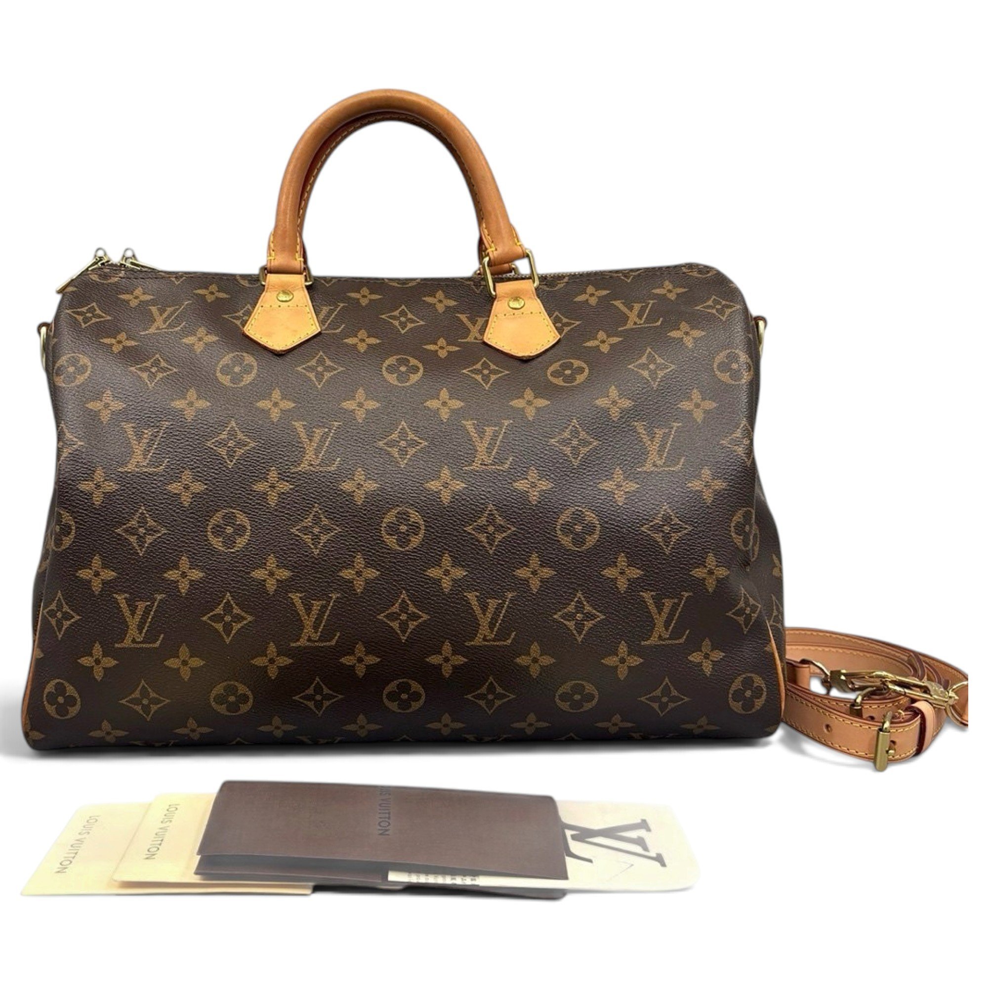 Speedy Bandoulière leather handbag