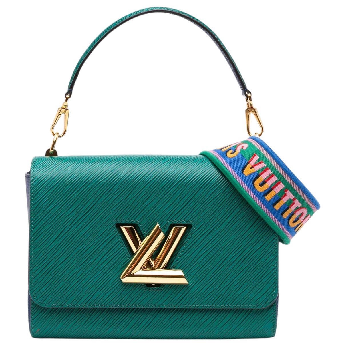 Twist leather satchel
