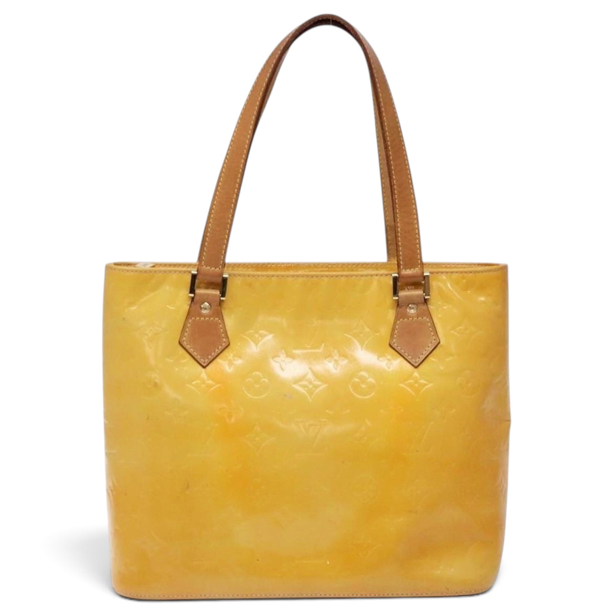 Houston patent leather handbag