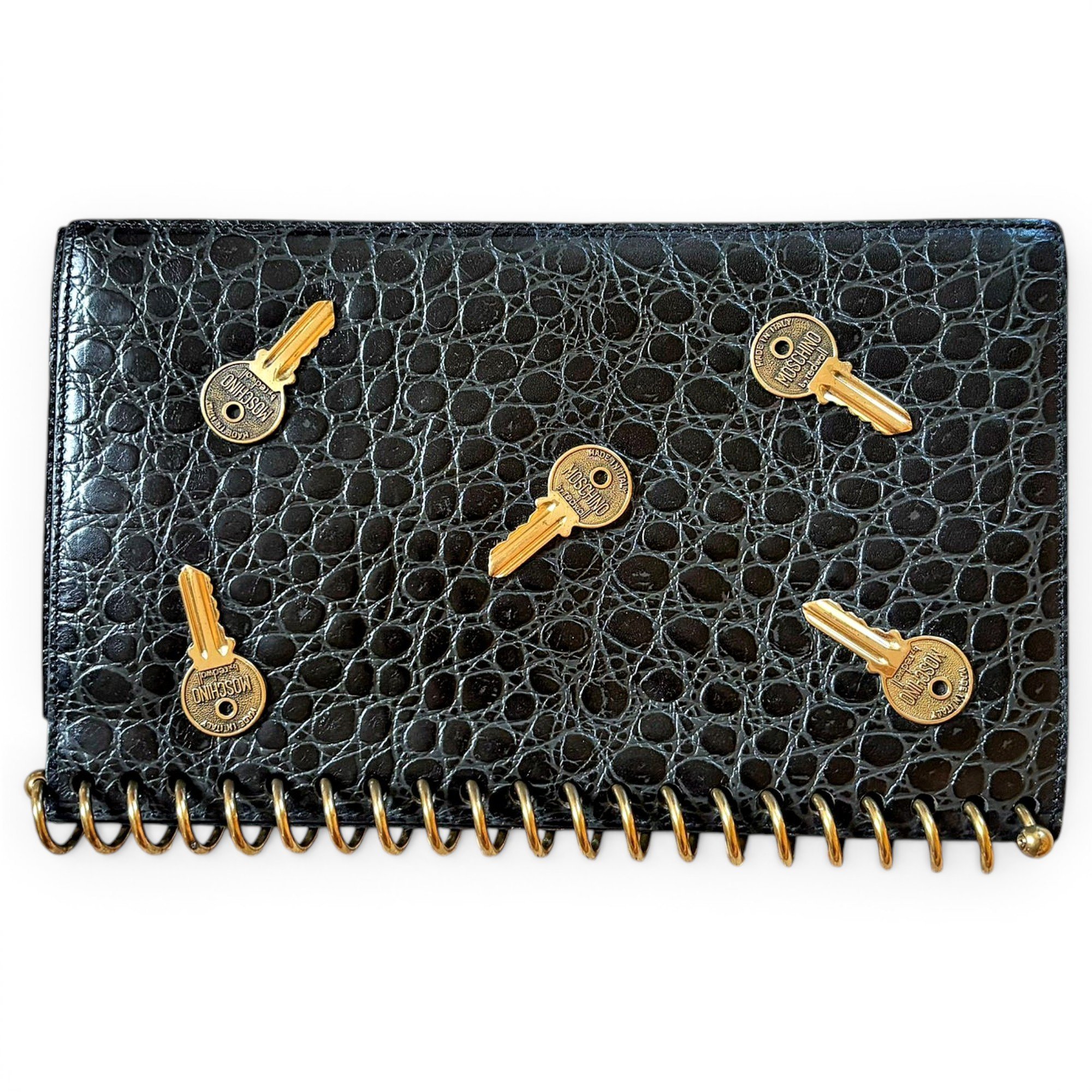 Moschino Leather clutch bag