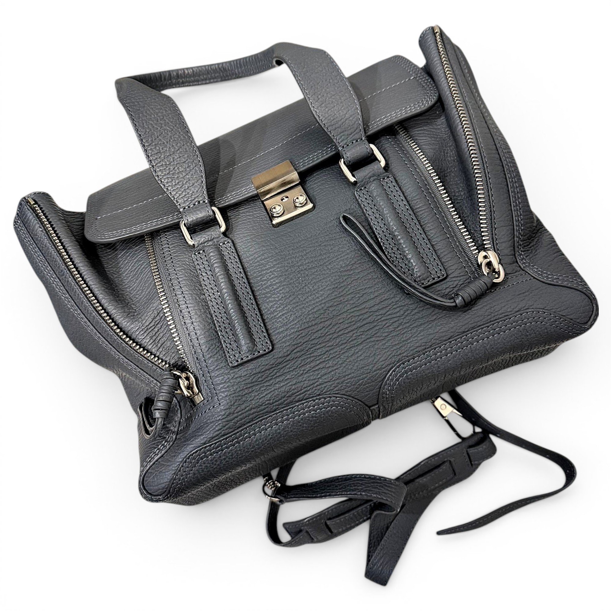 Pashli leather satchel