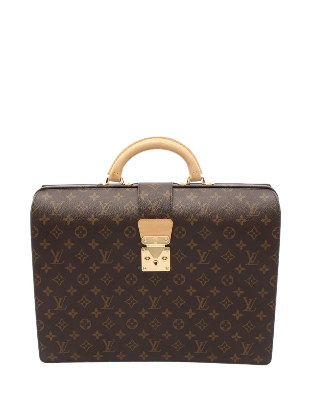 2005 Monogram Serviette Fermoir business bag