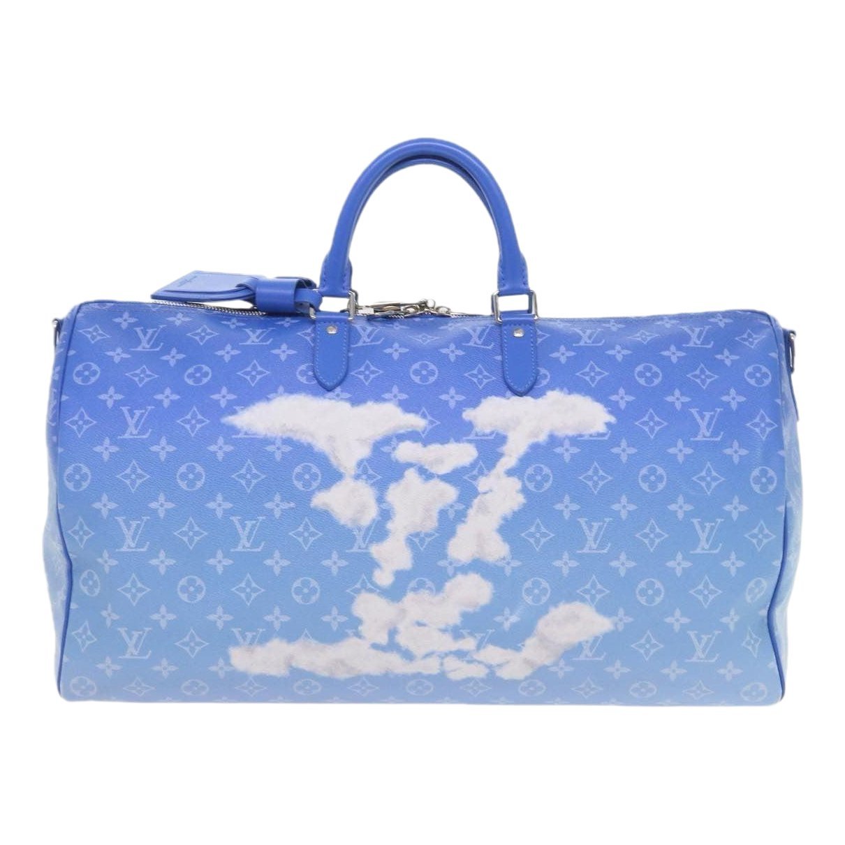 Keepall leather travel bag