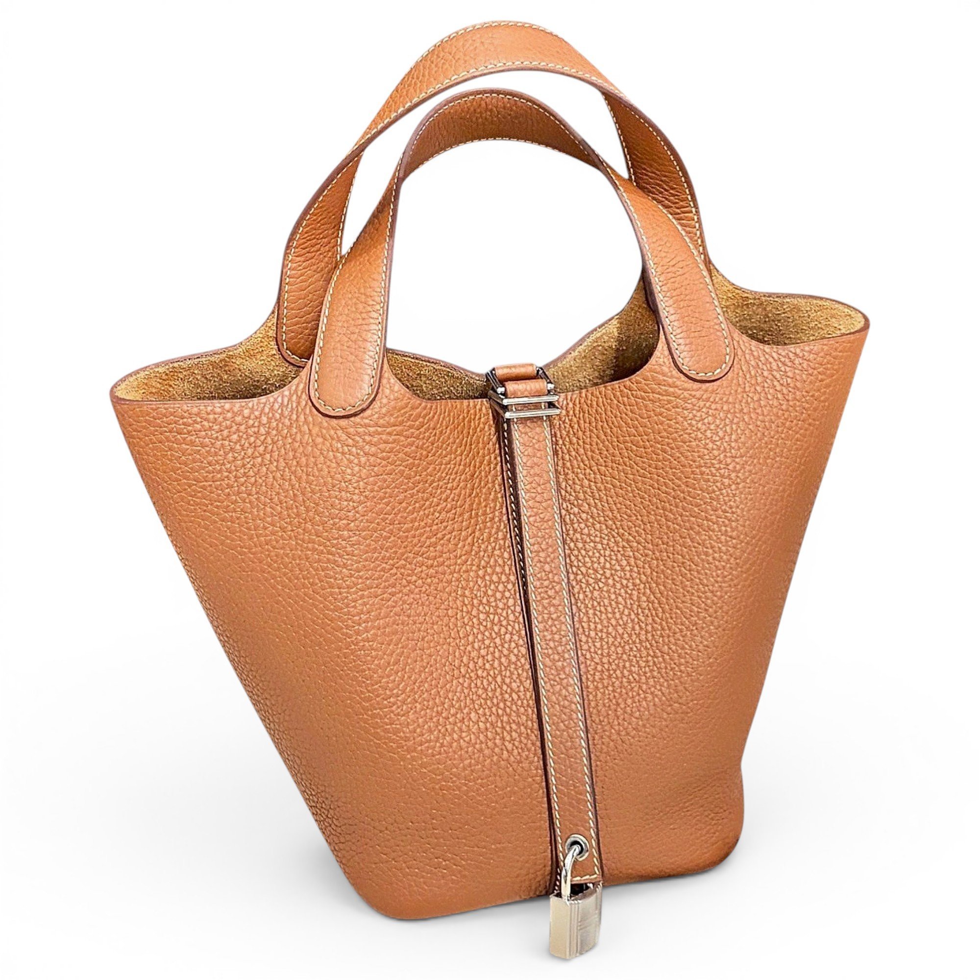 Picotin leather handbag