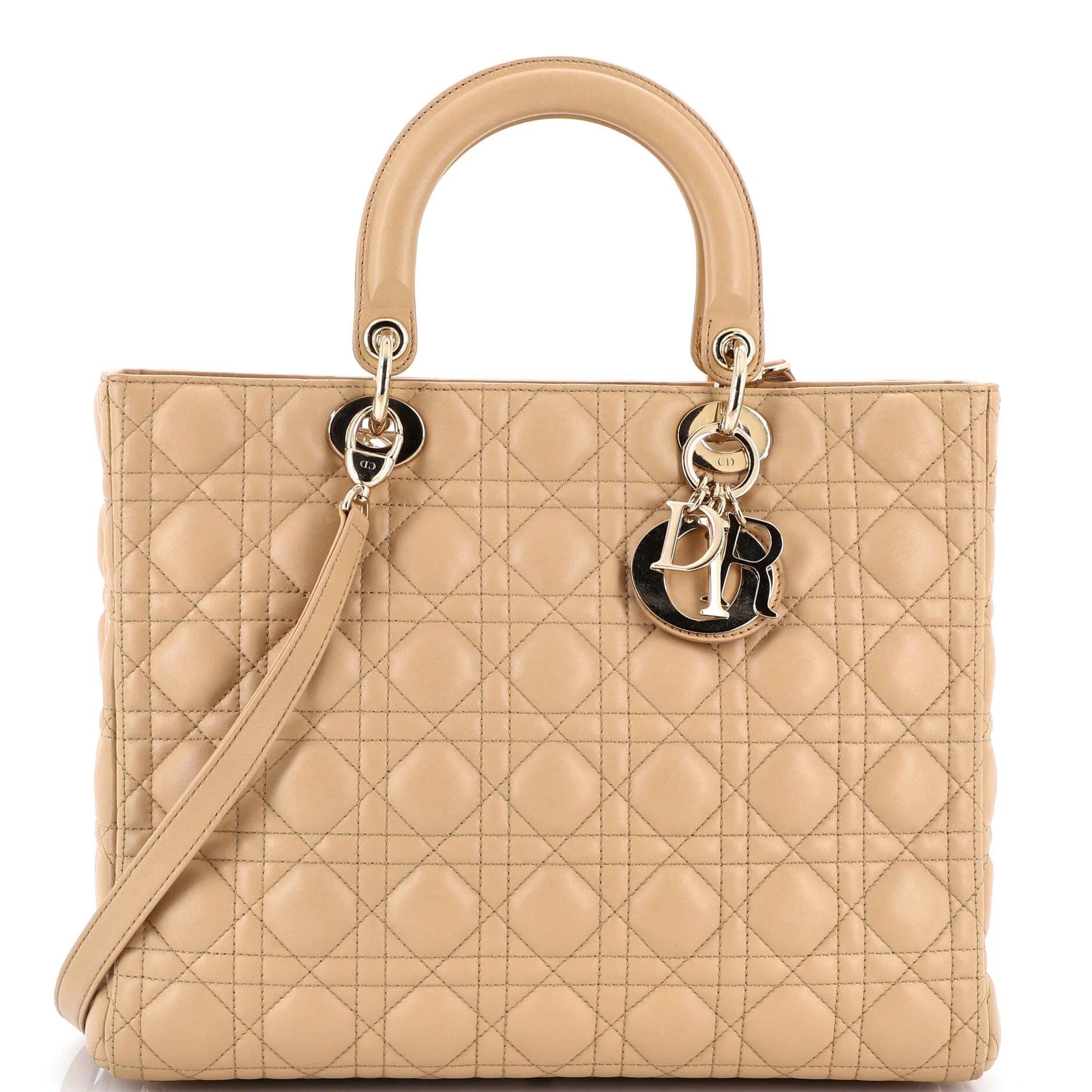Leather tote