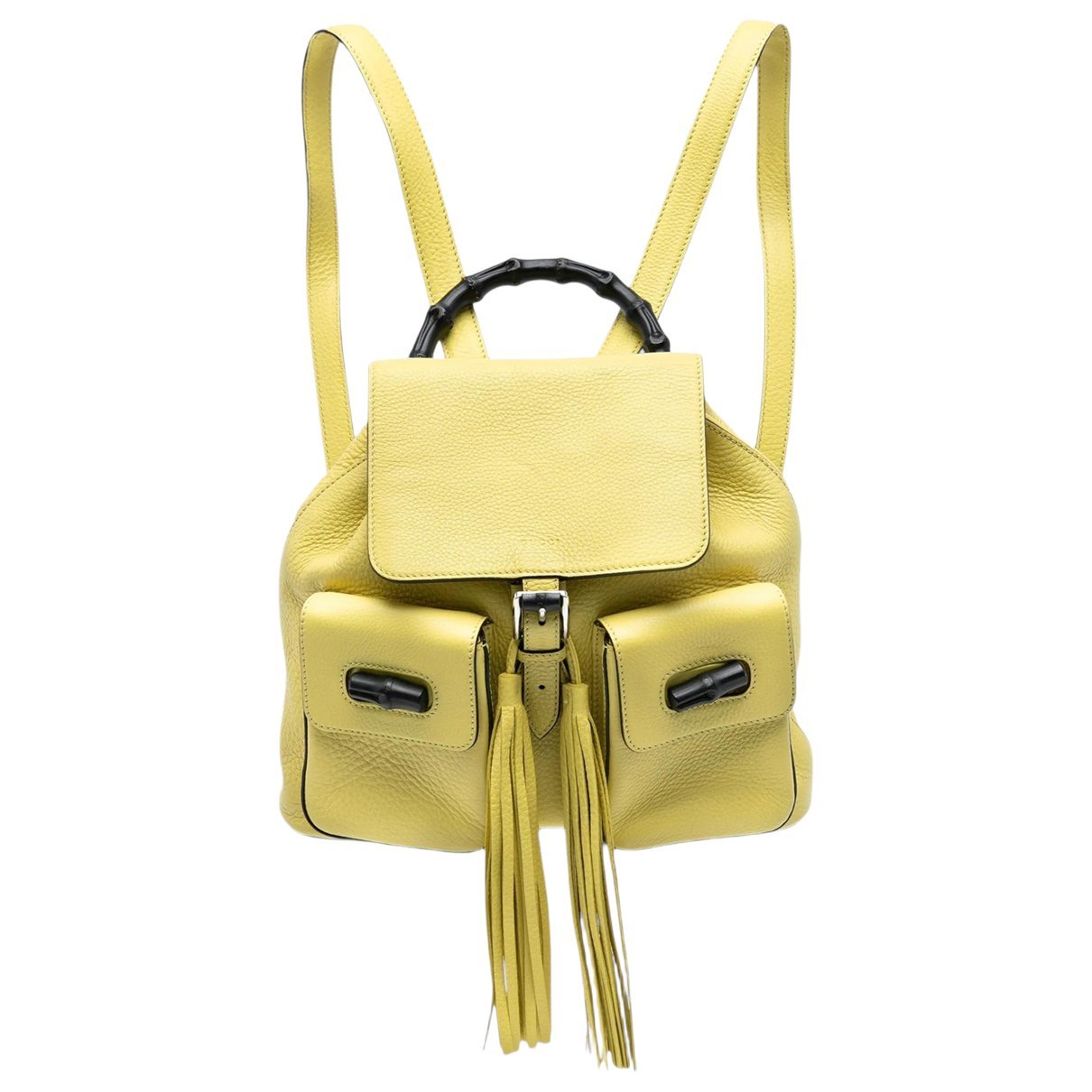Bamboo leather handbag