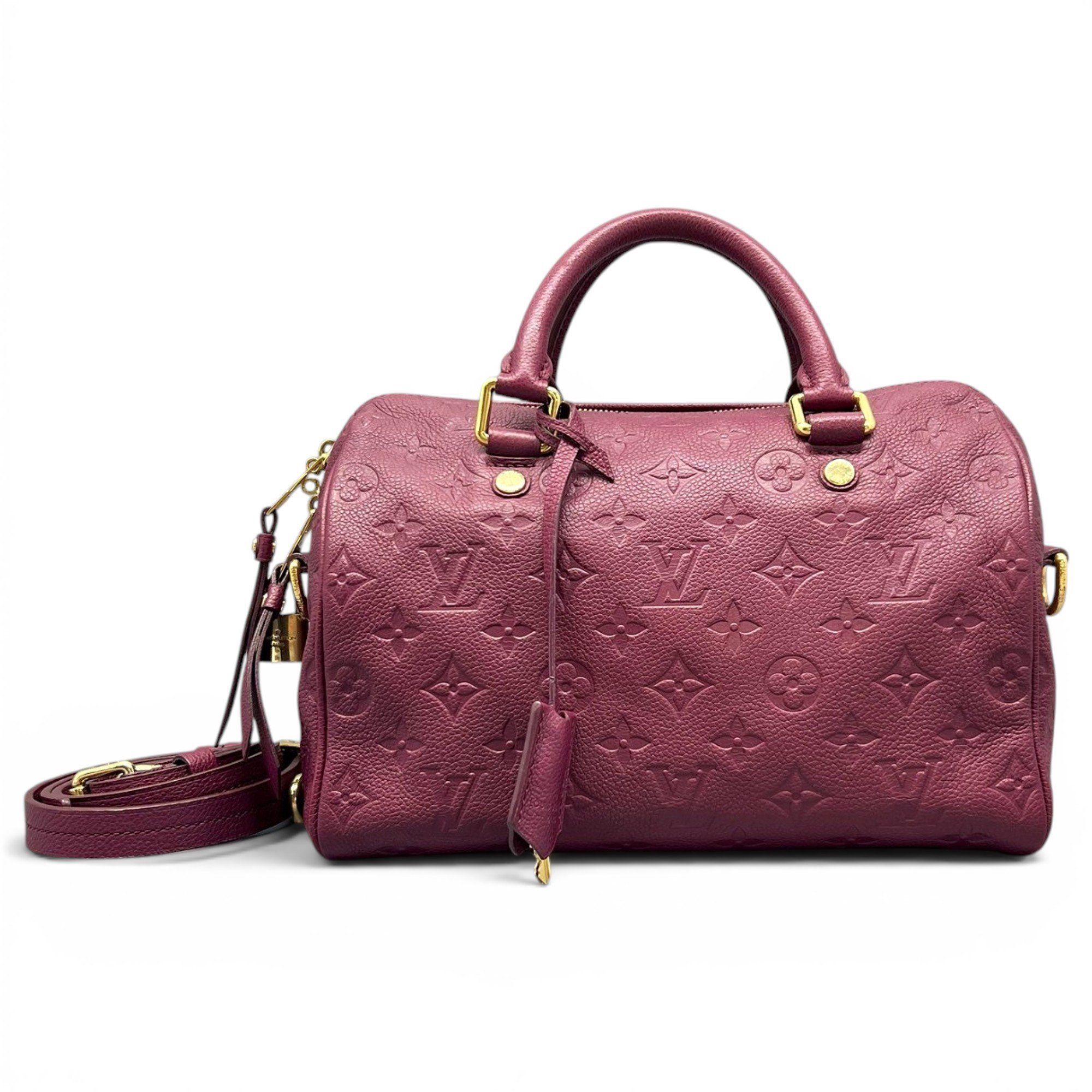 Nano Speedy / Mini HL leather handbag