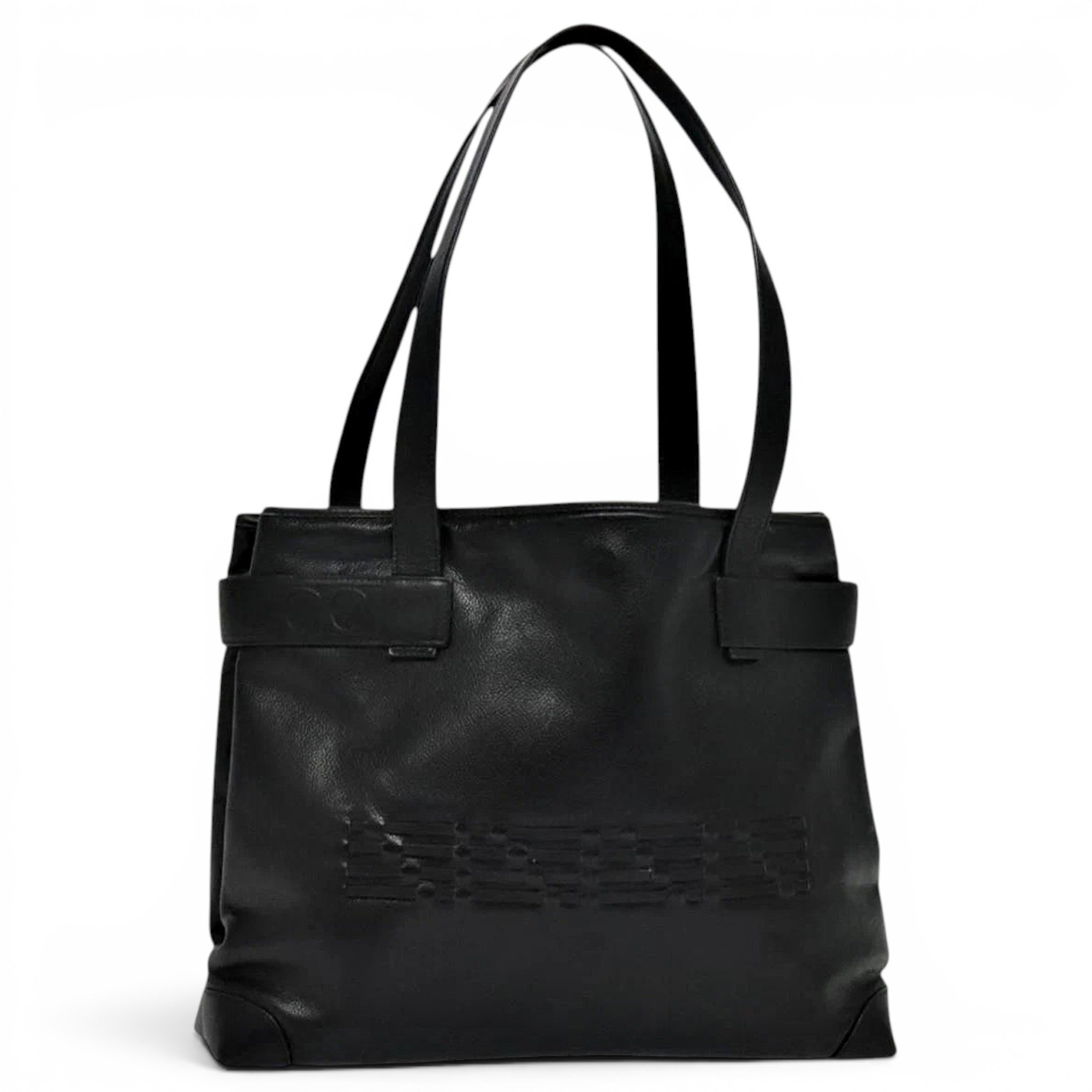 Leather tote