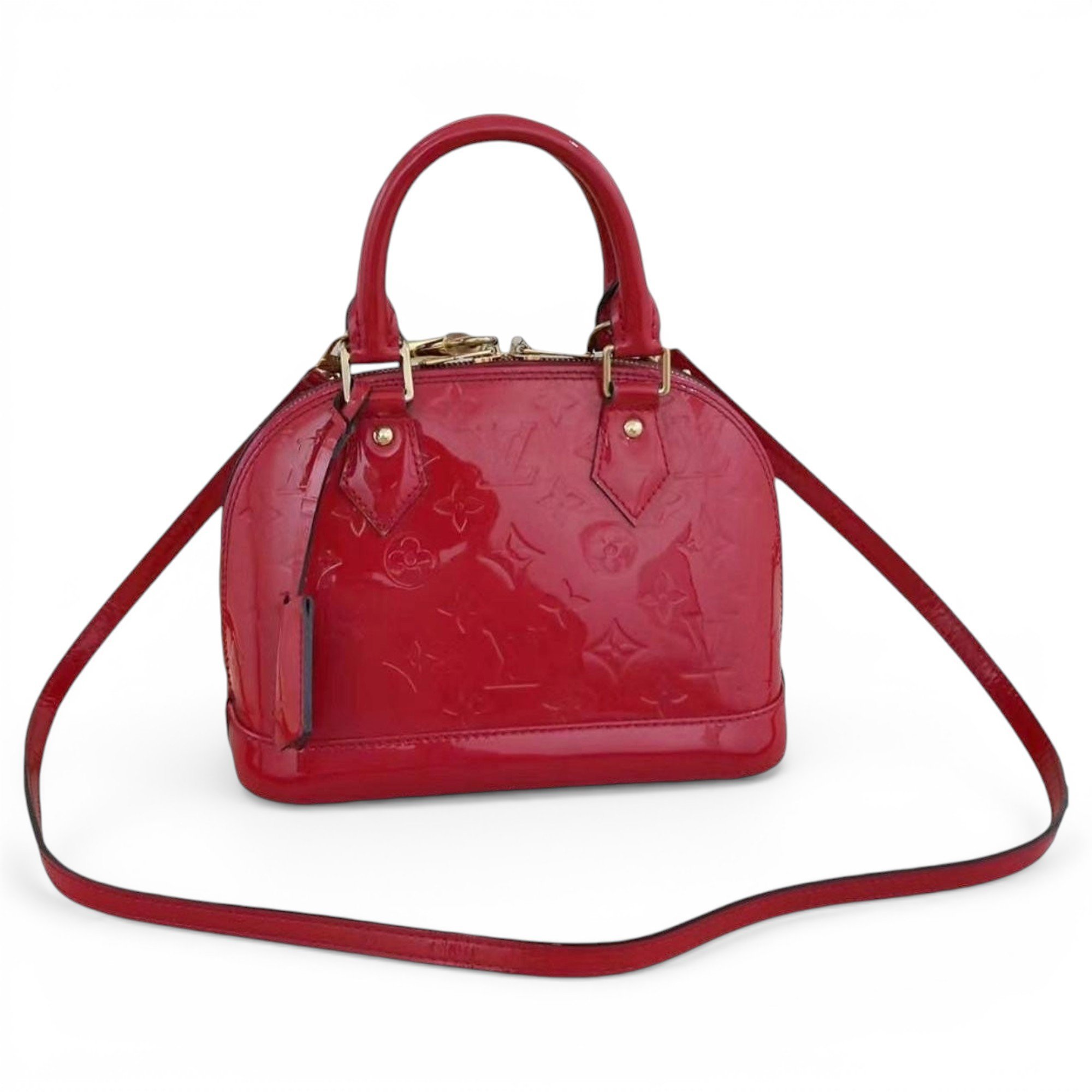 Alma BB patent leather handbag
