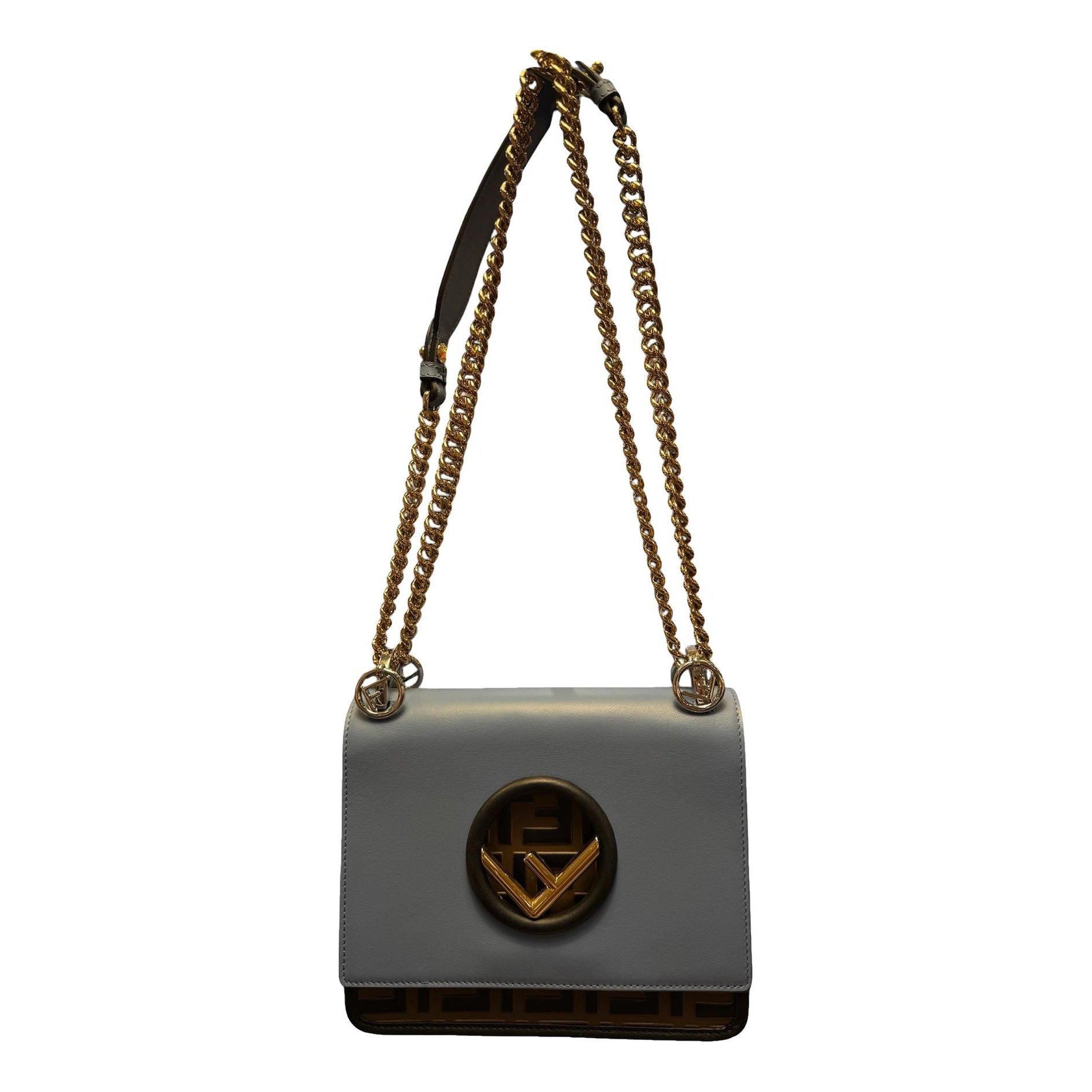 Kan I Logo leather handbag