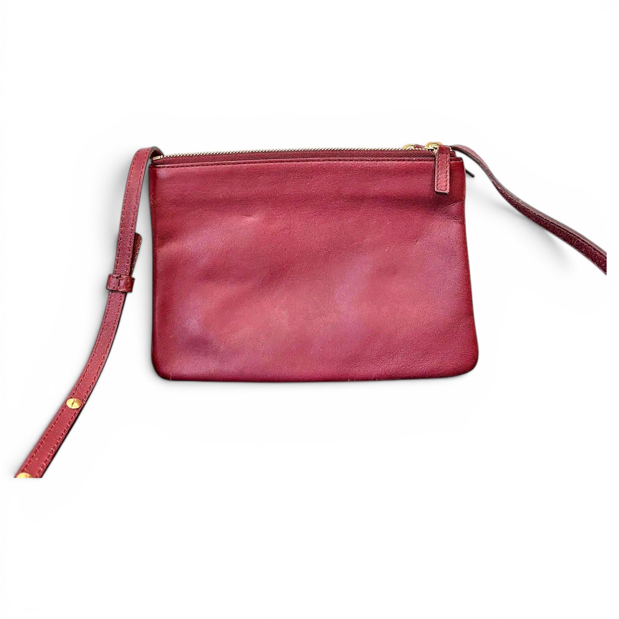 Trio leather crossbody bag