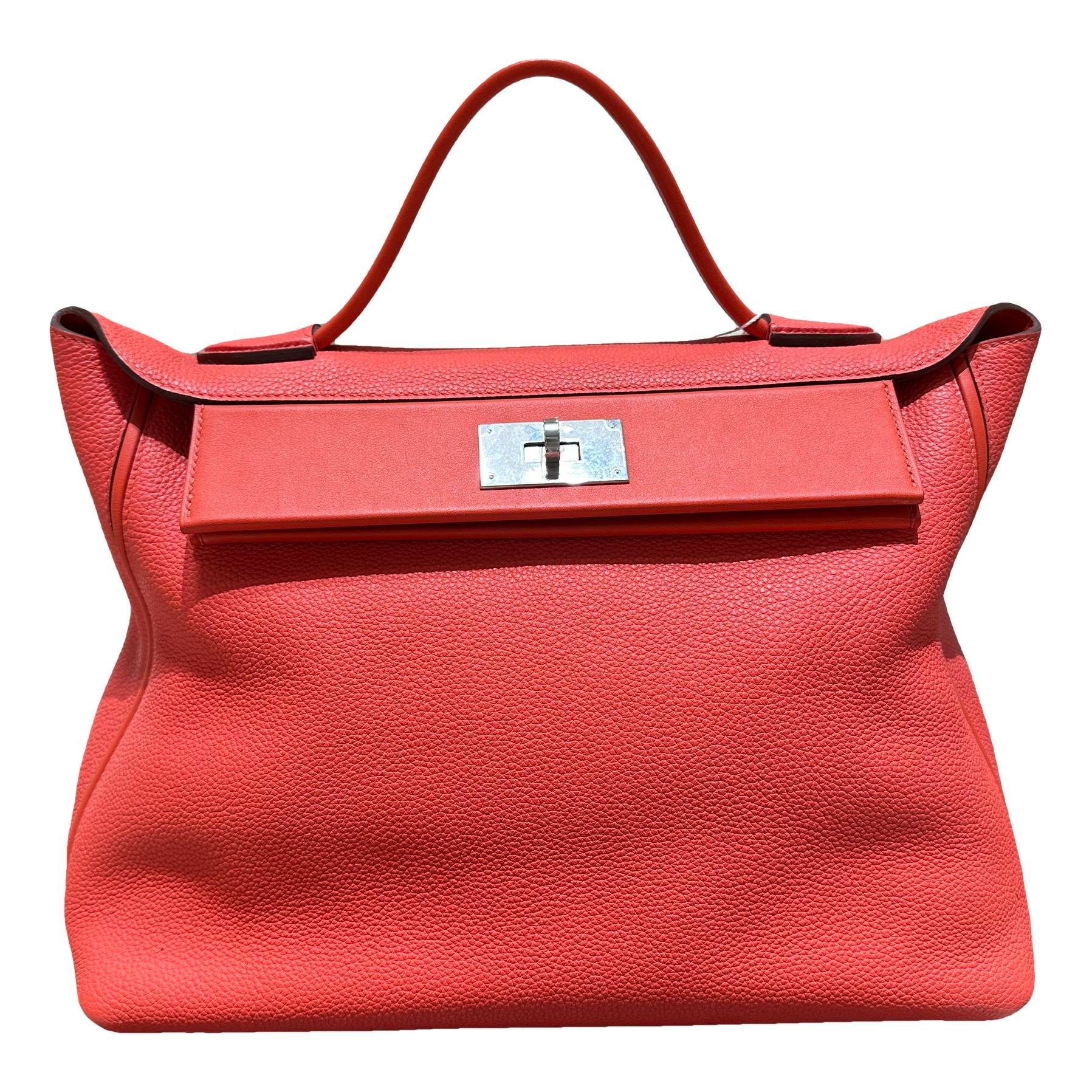 24/24 leather handbag