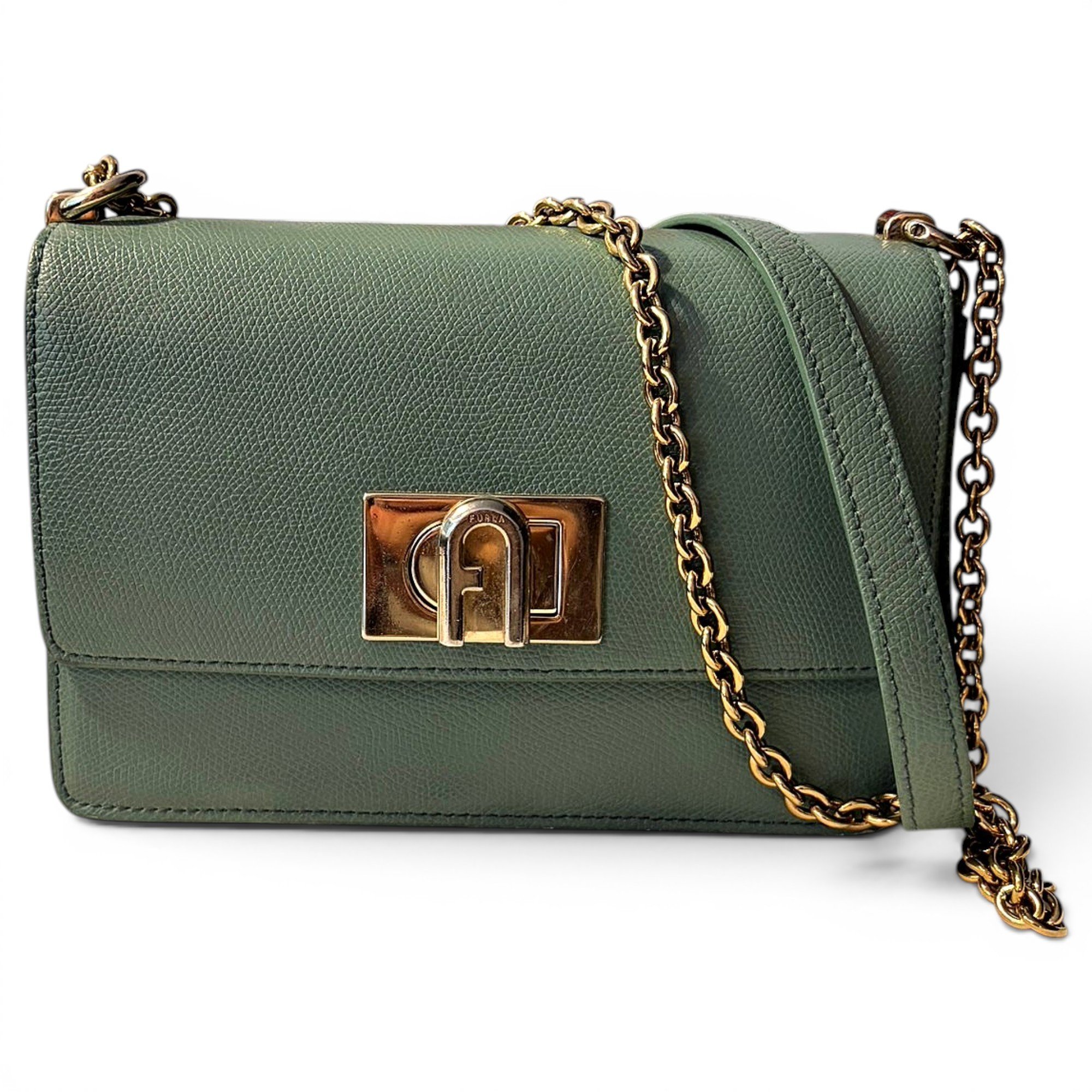 Leather crossbody bag