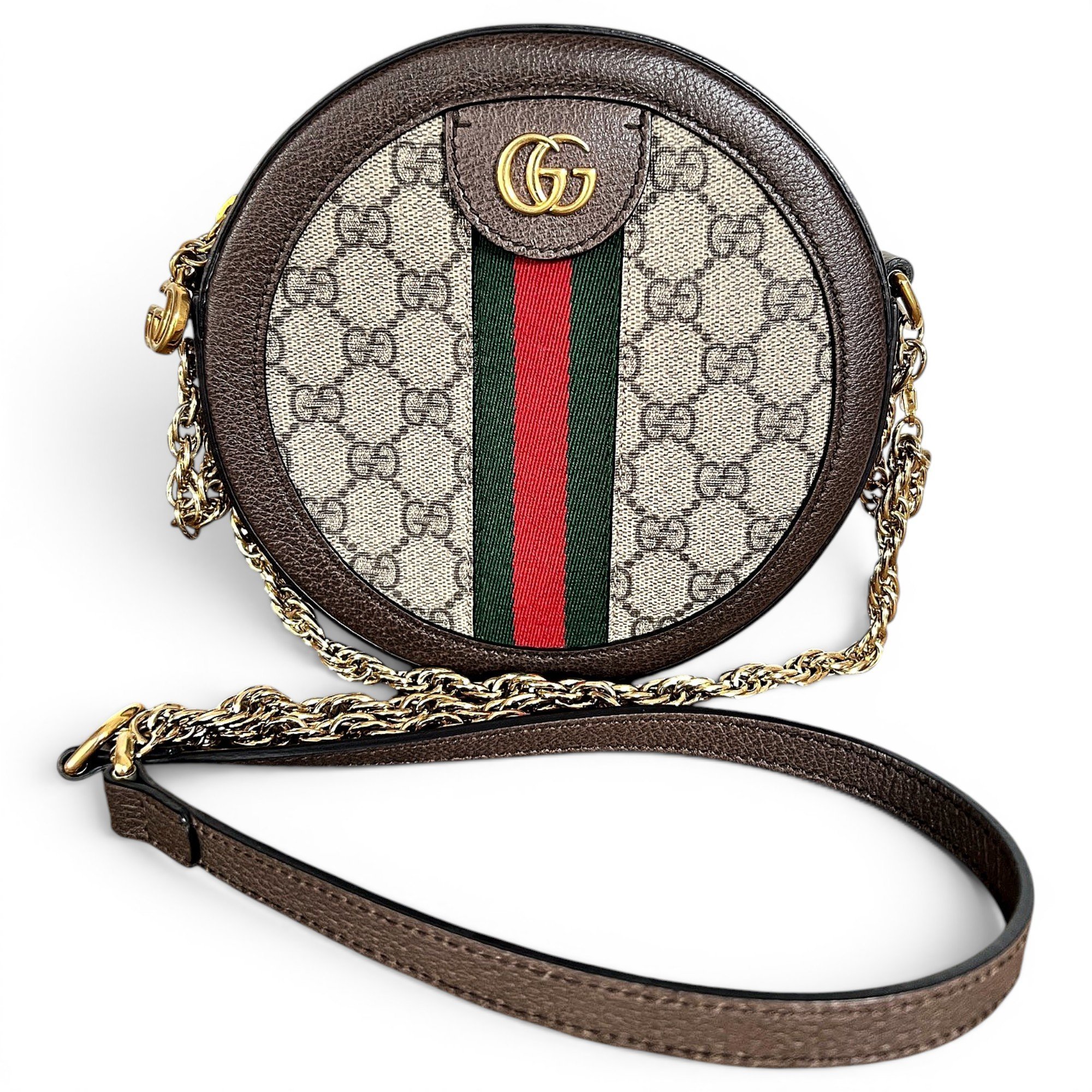 Ophidia Round cloth handbag