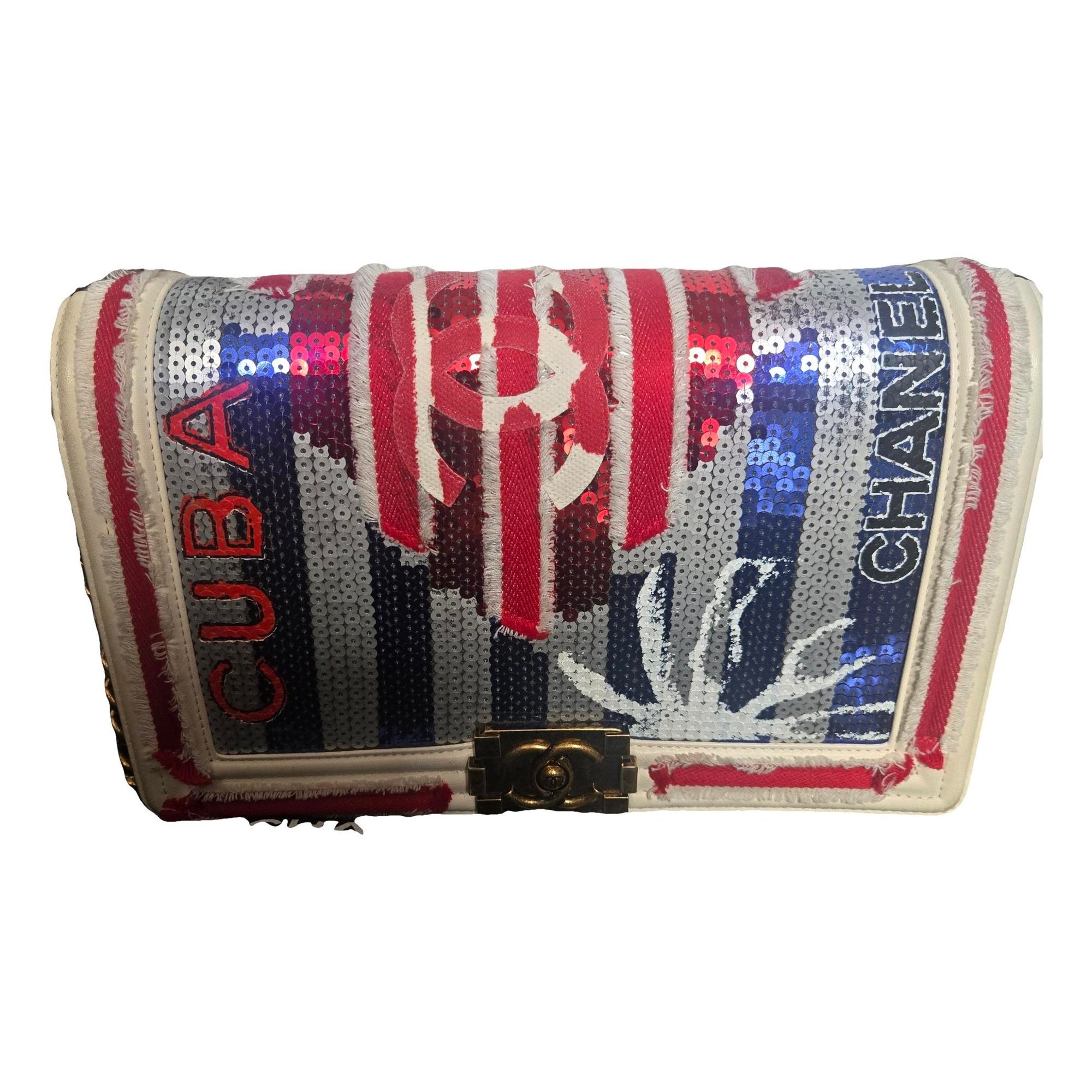 Boy leather crossbody bag