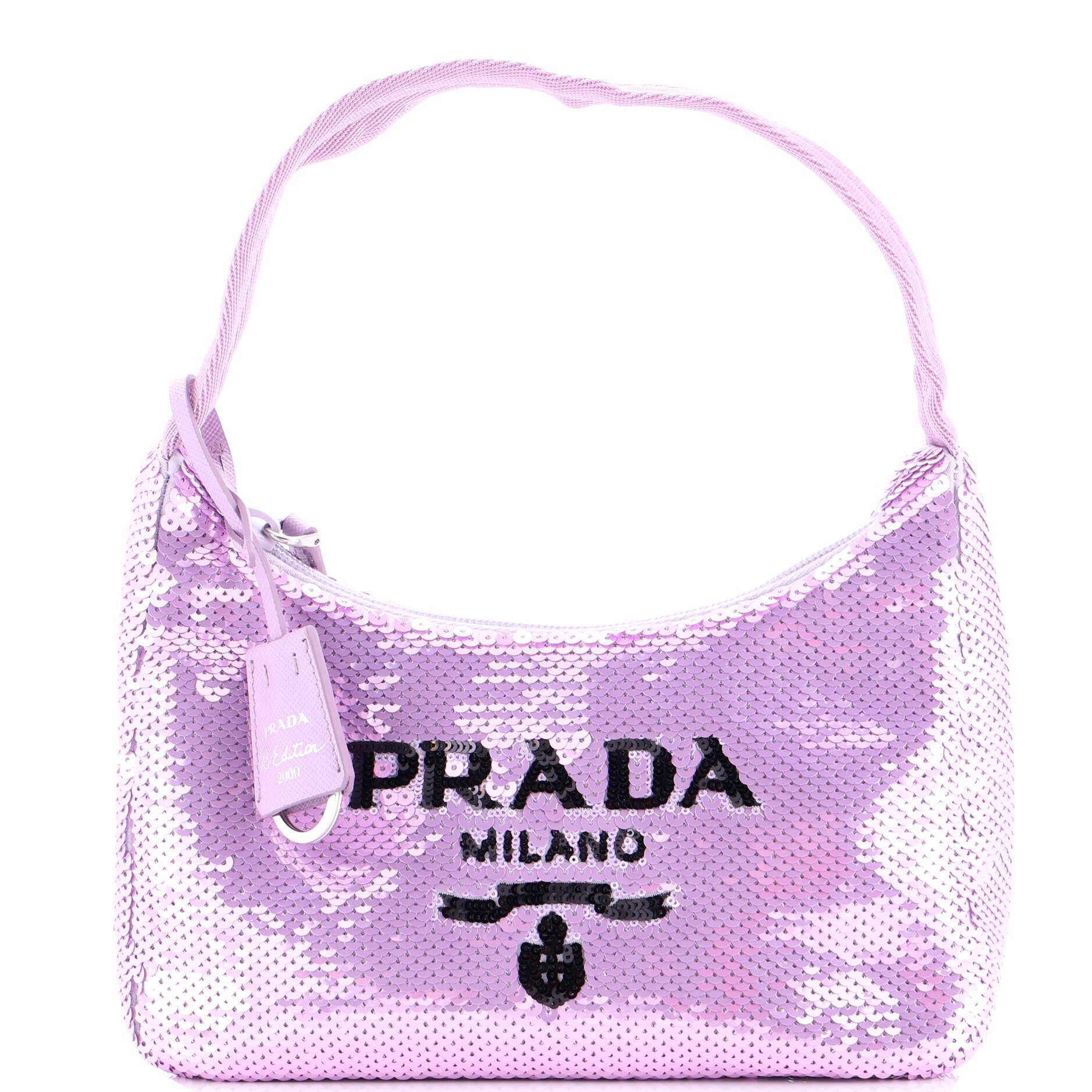 Prada Re-Edition 2000 Hobo Sequins Mini