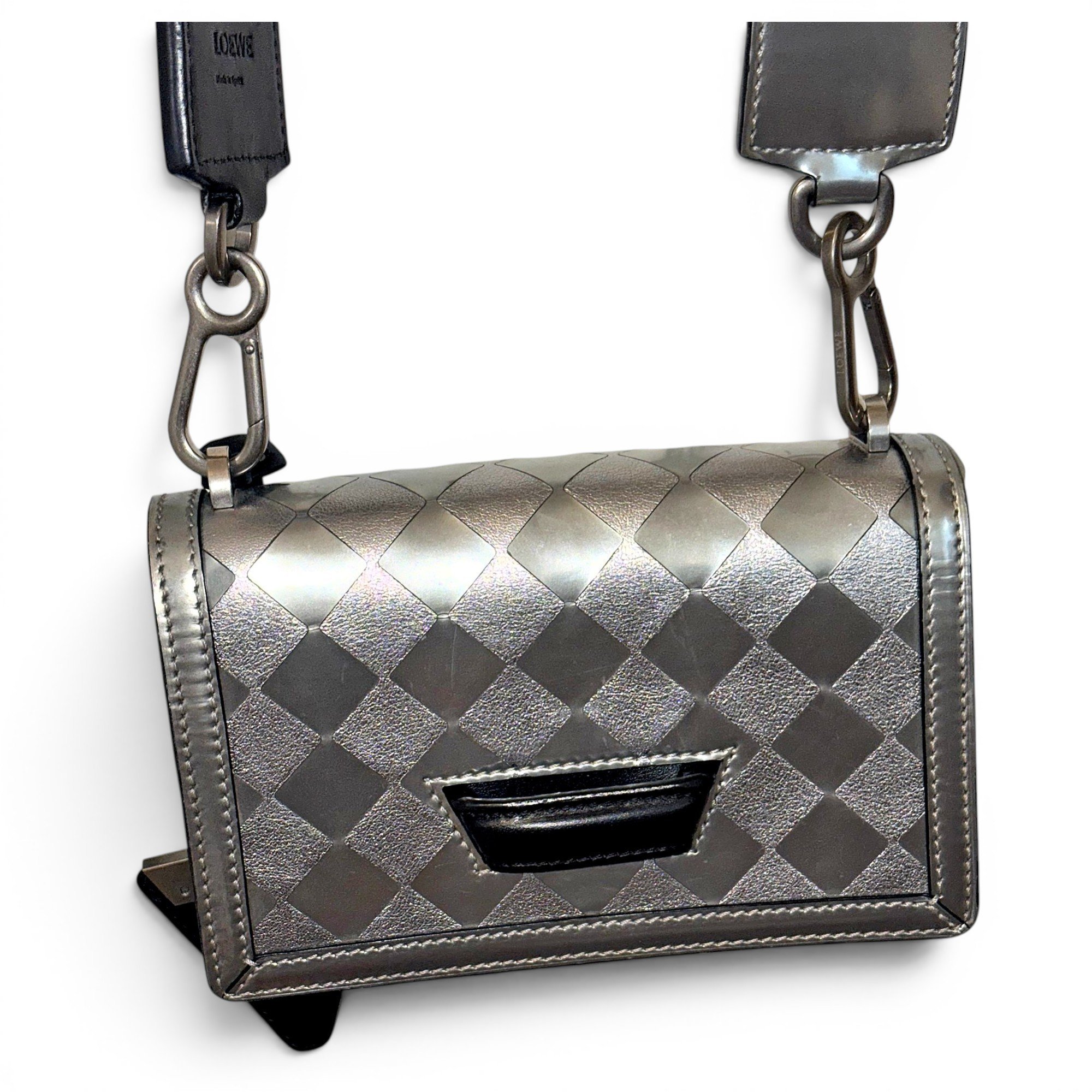 Dice Pocket leather mini bag