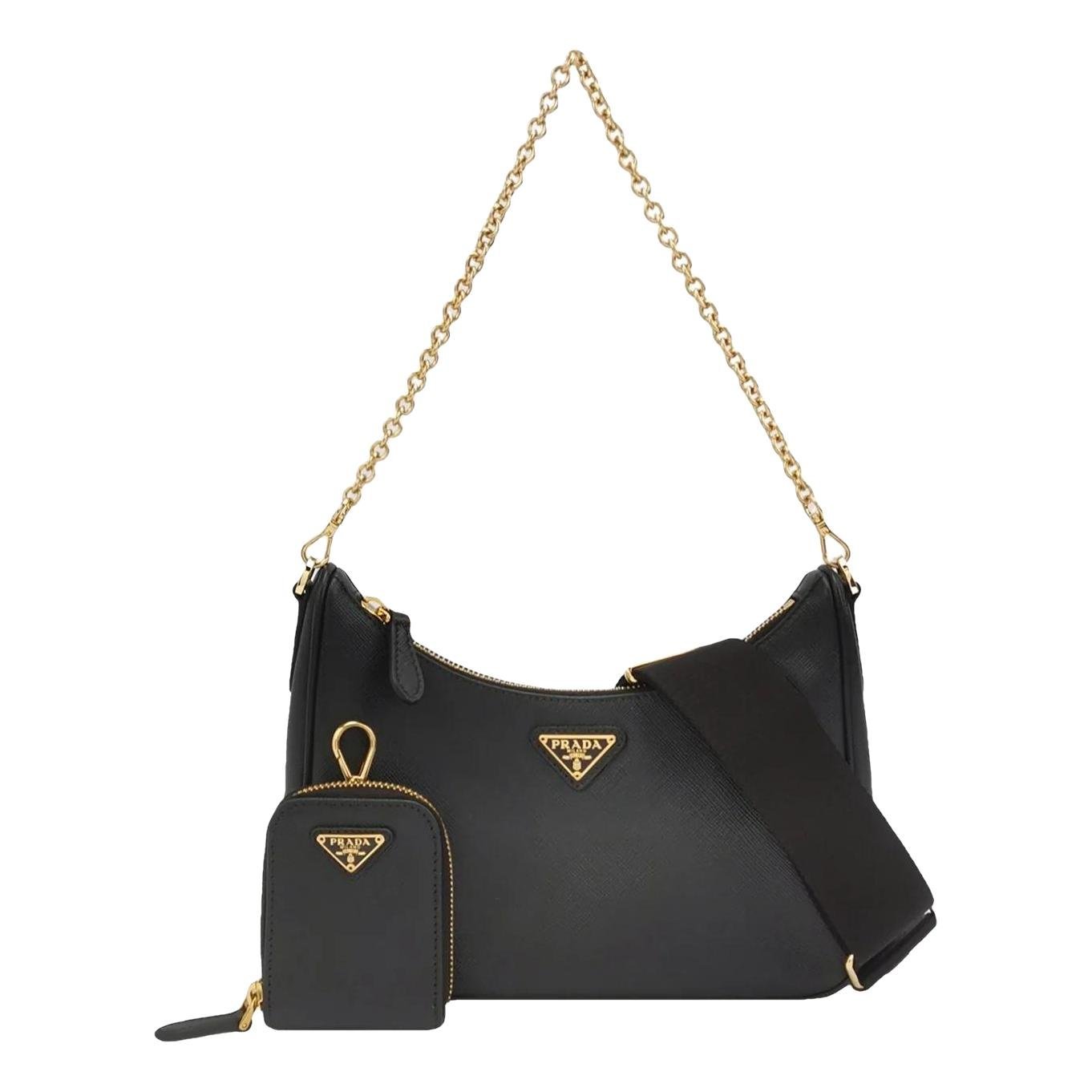 Re-edition leather mini bag
