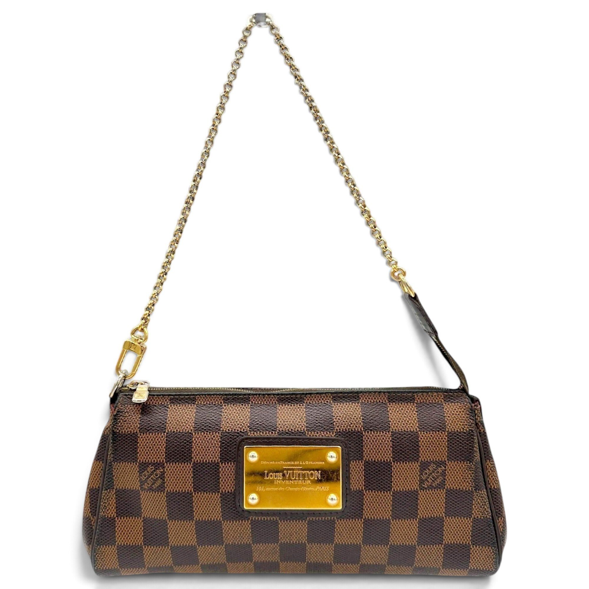 Leather clutch bag