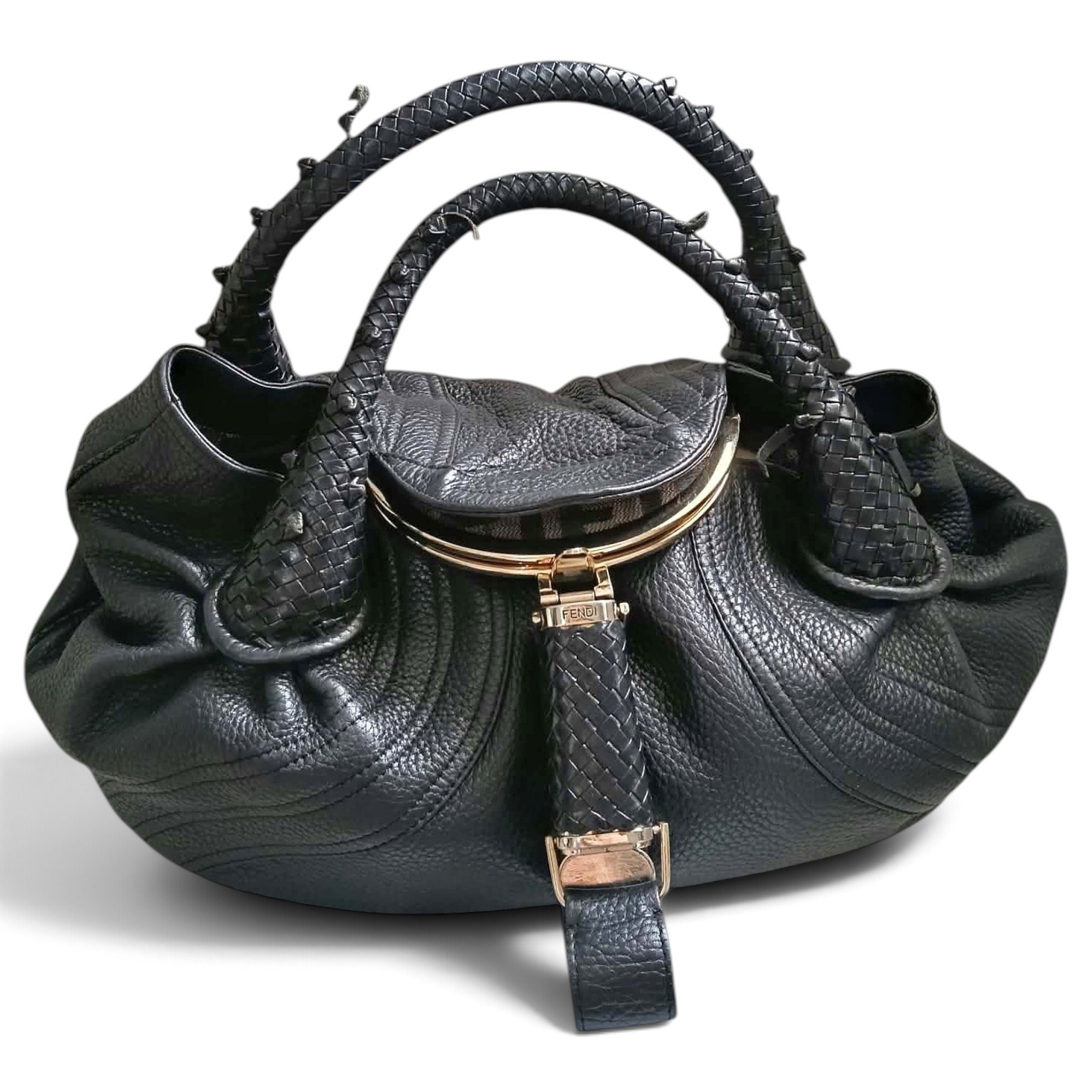 Spy leather handbag