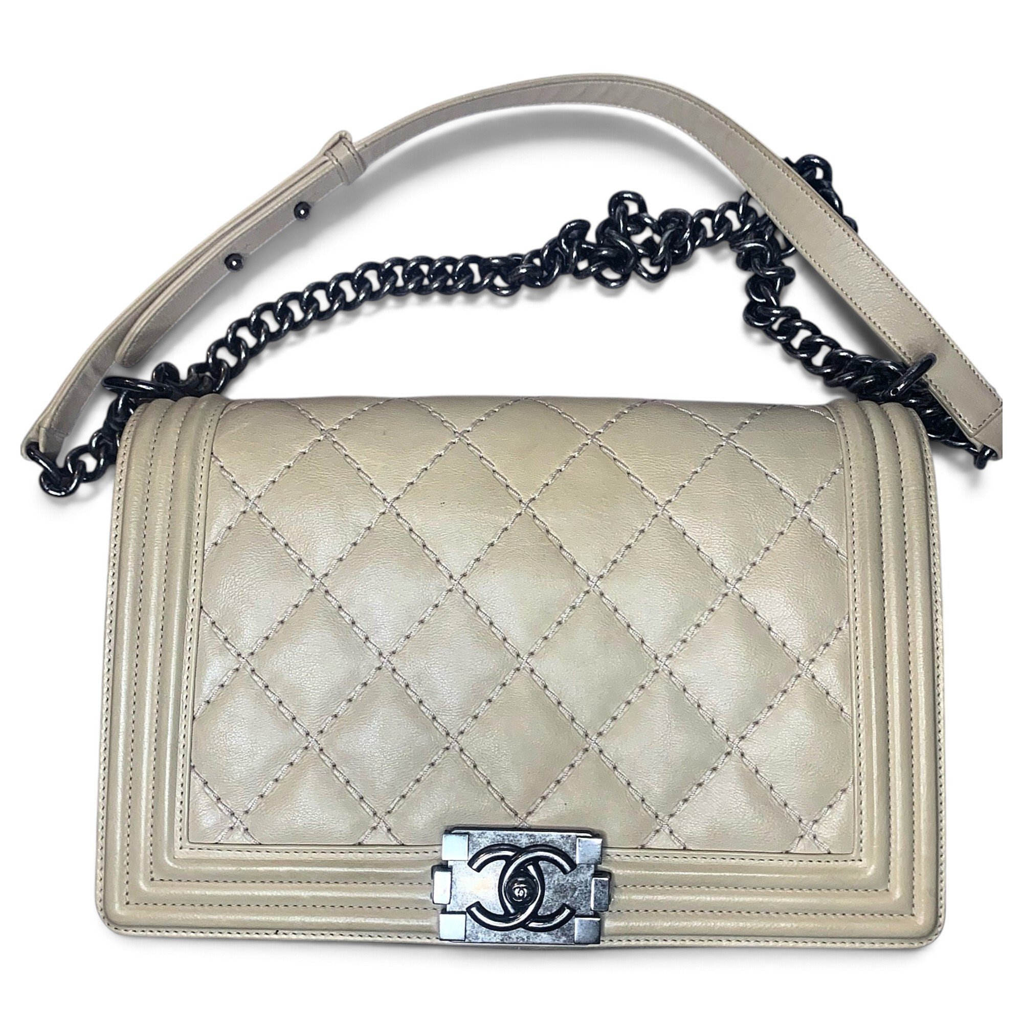 Chanel Boy leather handbag