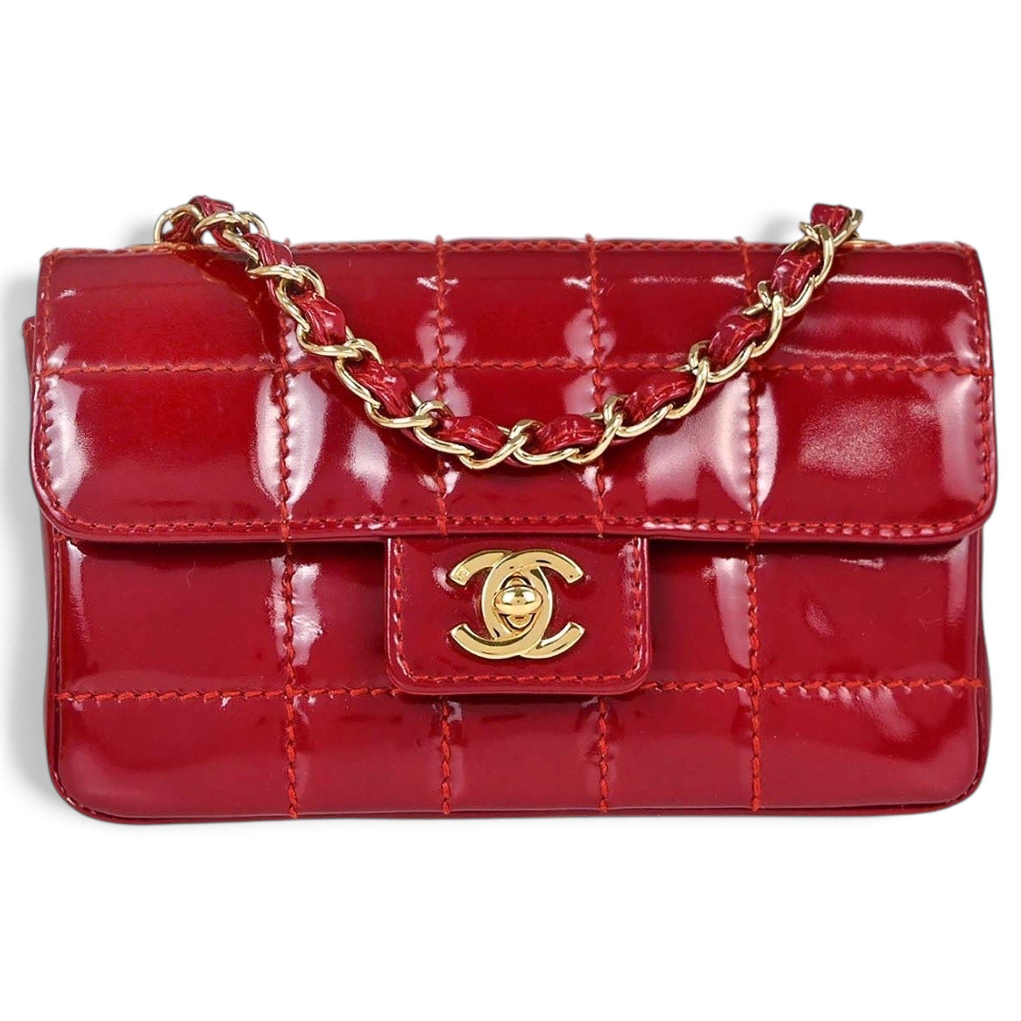 Patent leather mini bag