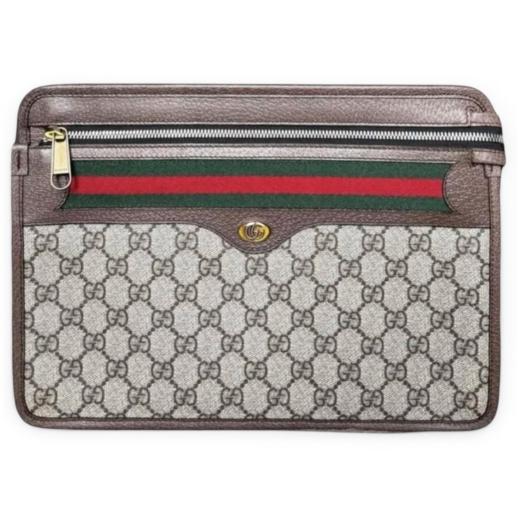 Ophidia cloth clutch bag