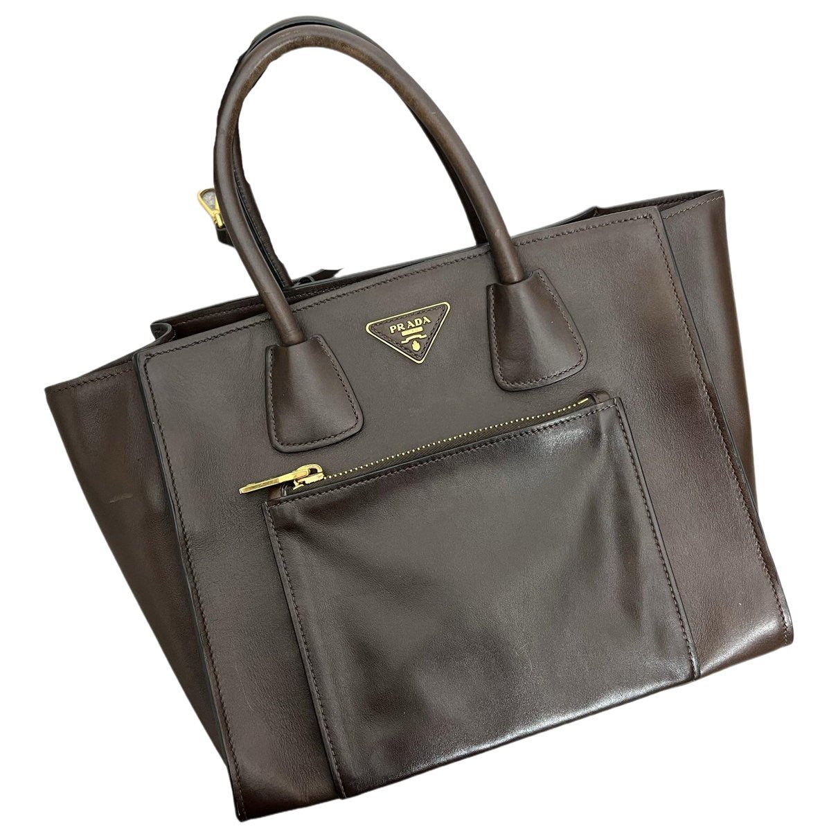Leather tote