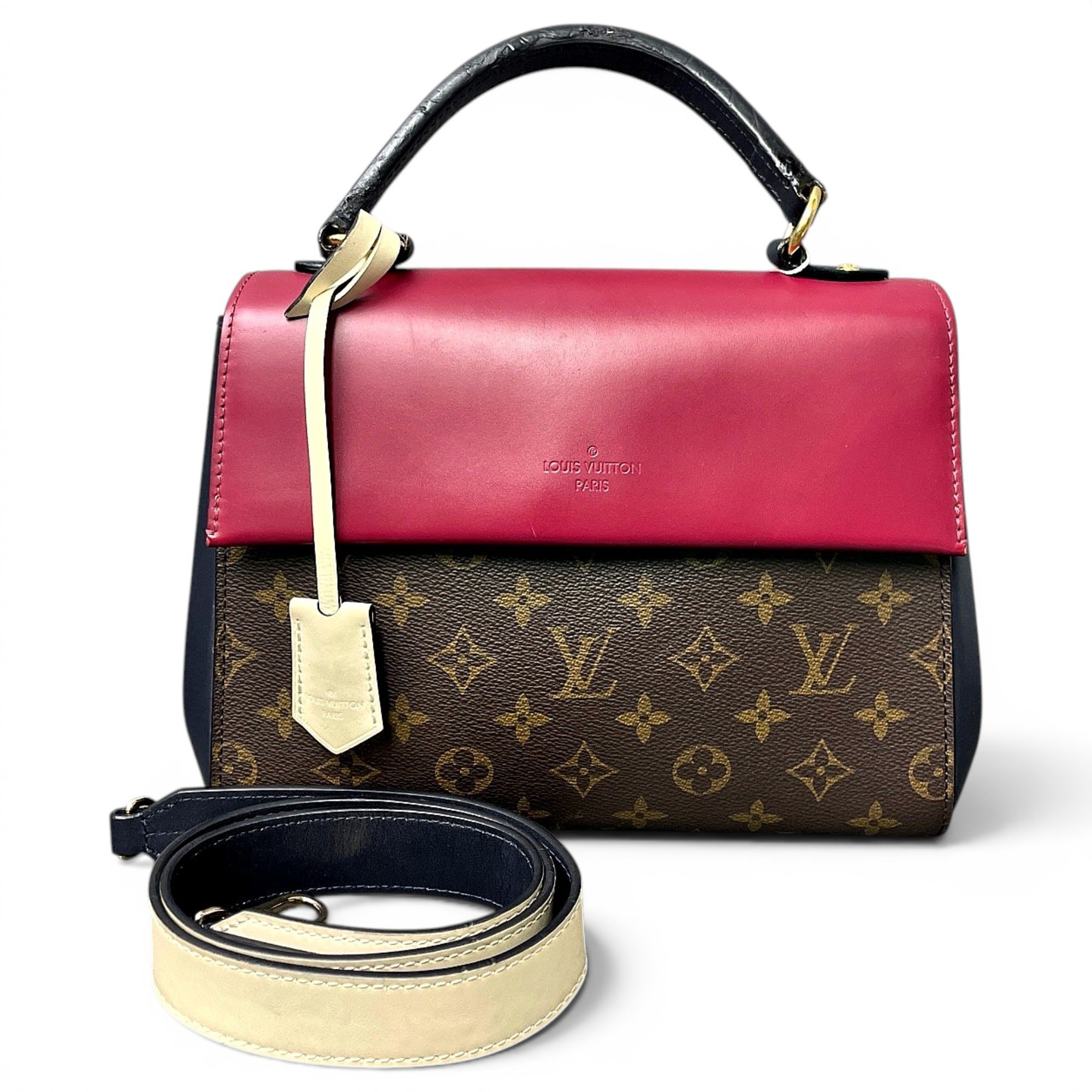 Cluny leather satchel