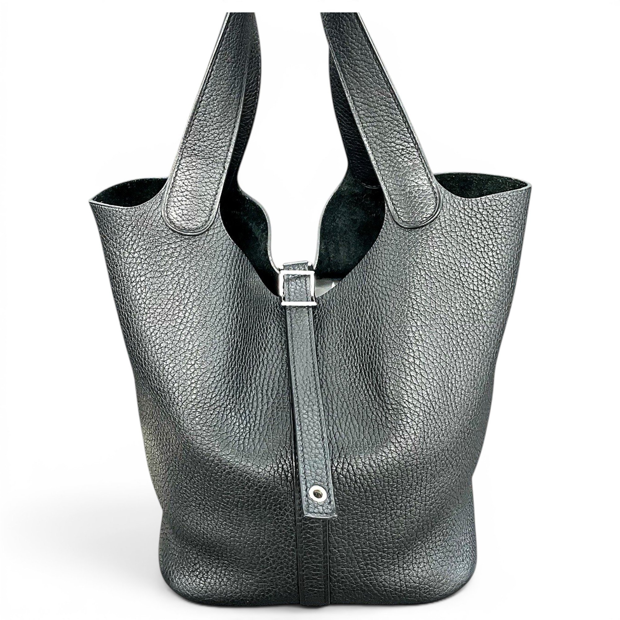 Picotin leather handbag