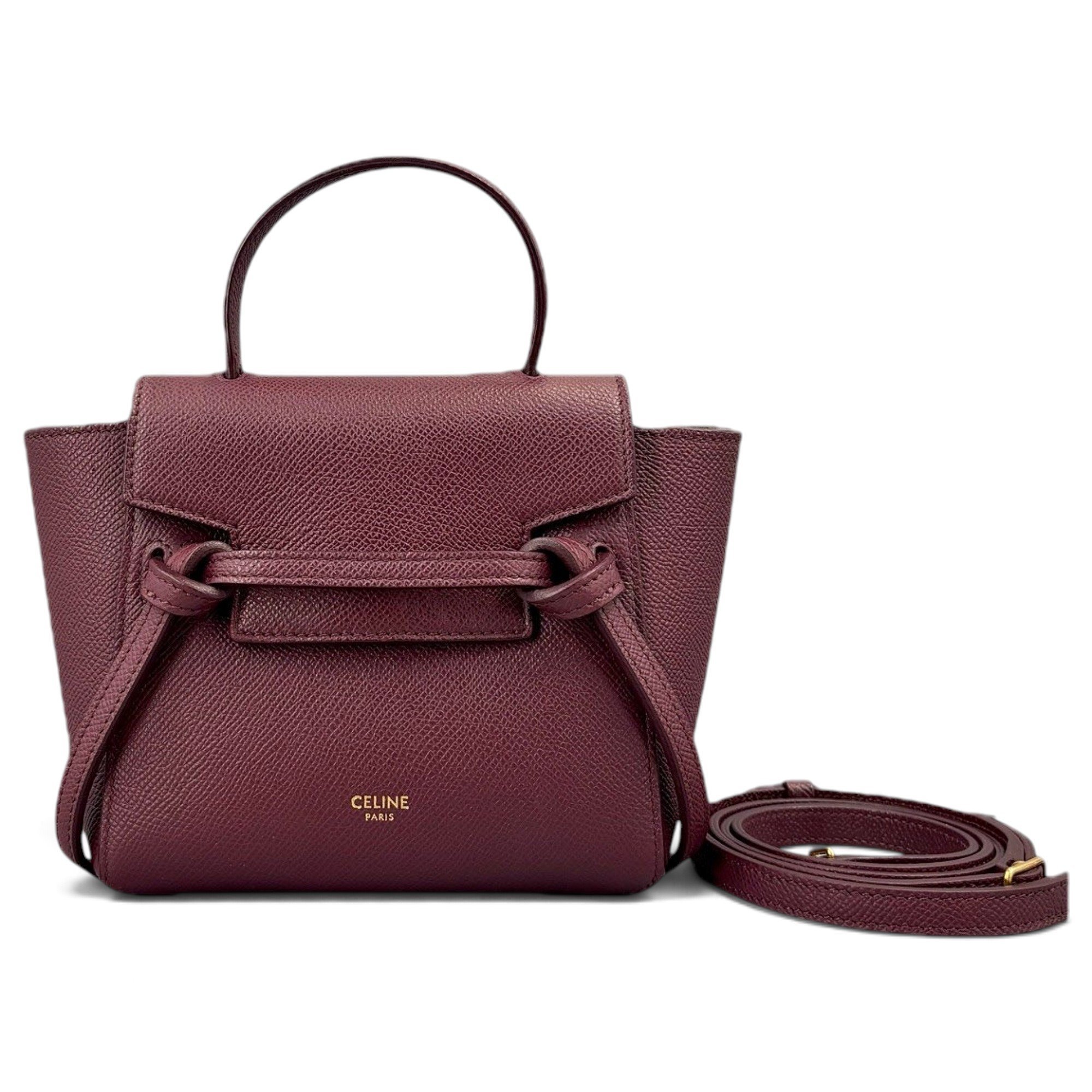 Belt leather handbag