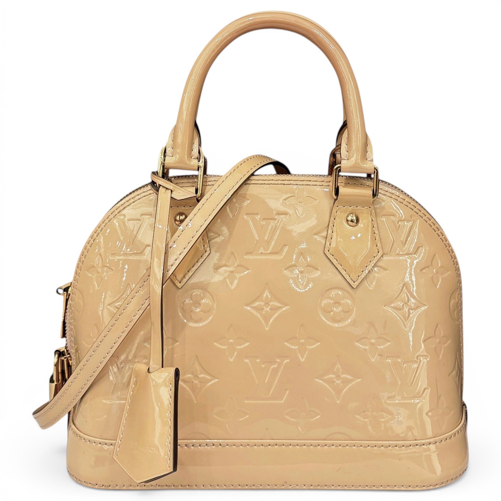 Alma BB patent leather crossbody bag