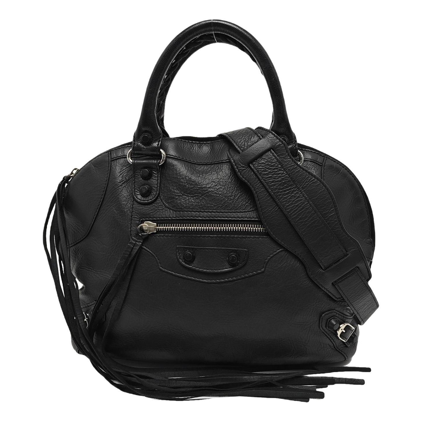Leather handbag