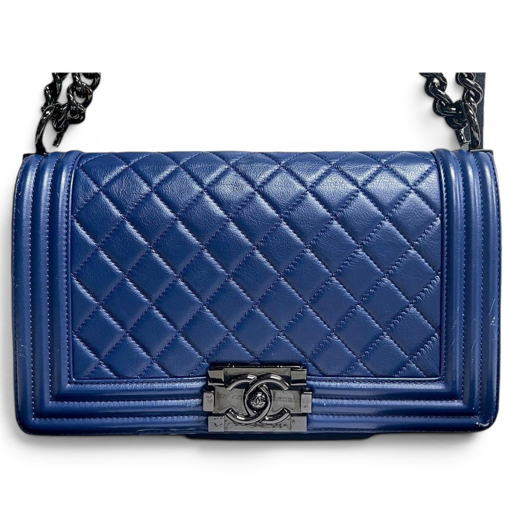 Boy leather crossbody bag
