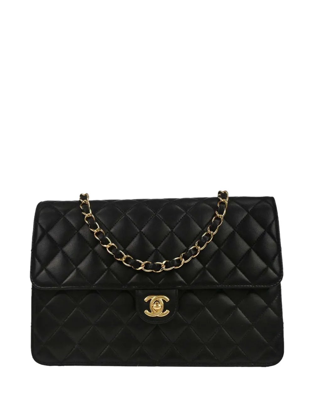 2010 Turnlock quilted shoulder bag