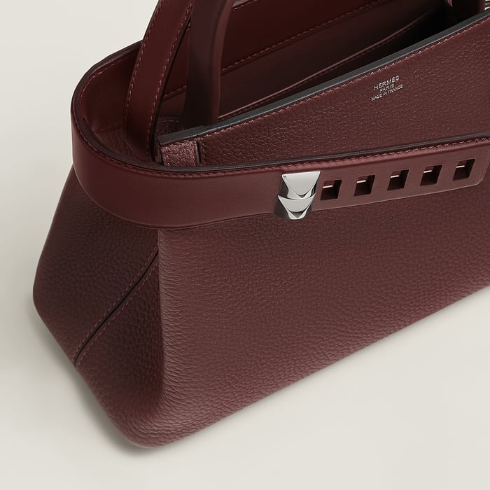 Rouge Sellier Bolsa Médor Clous