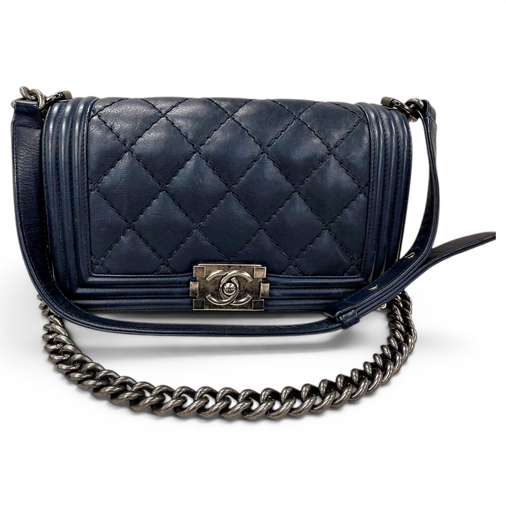 Boy leather handbag